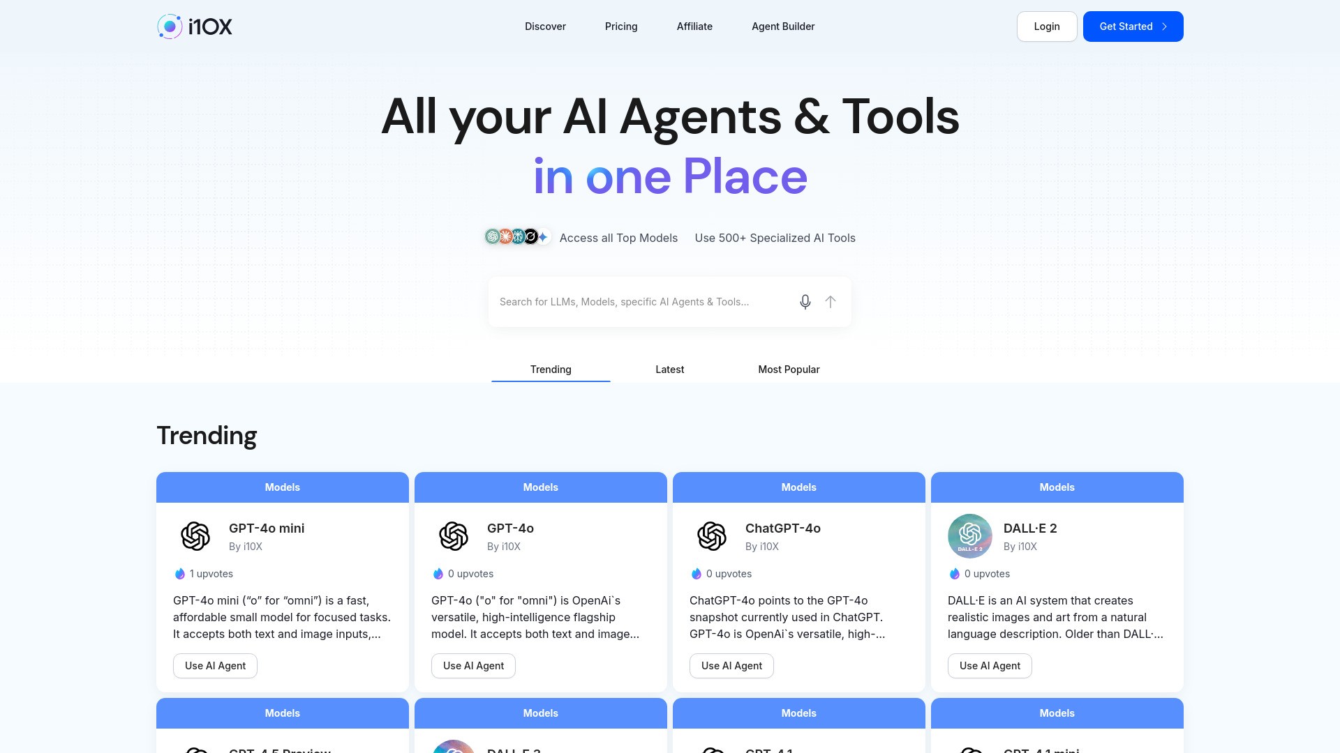i10X: ChatGPT & 500+ AI Models & Tools — Full Access from just $8! 截图