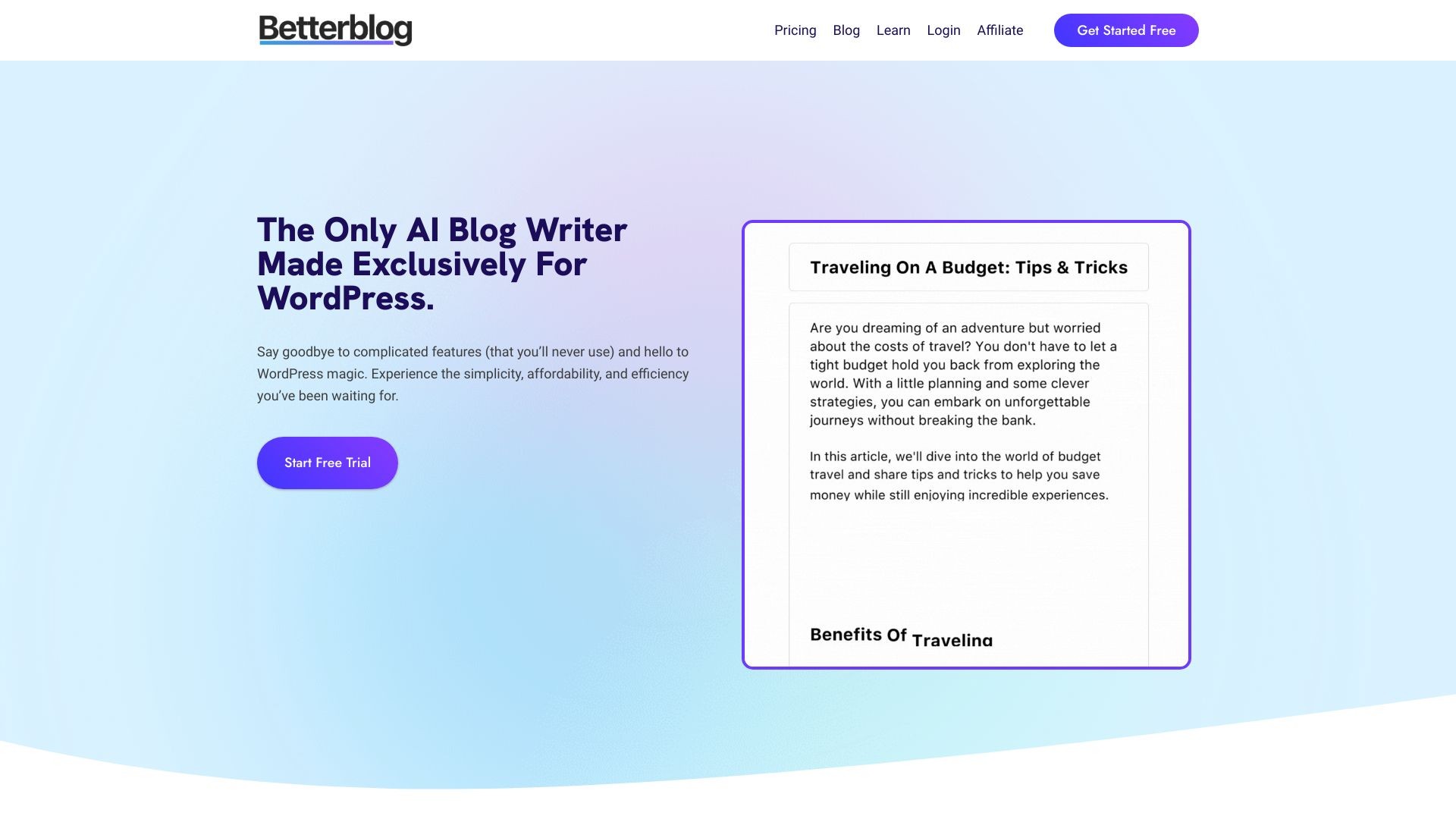 BetterBlog.ai 截图