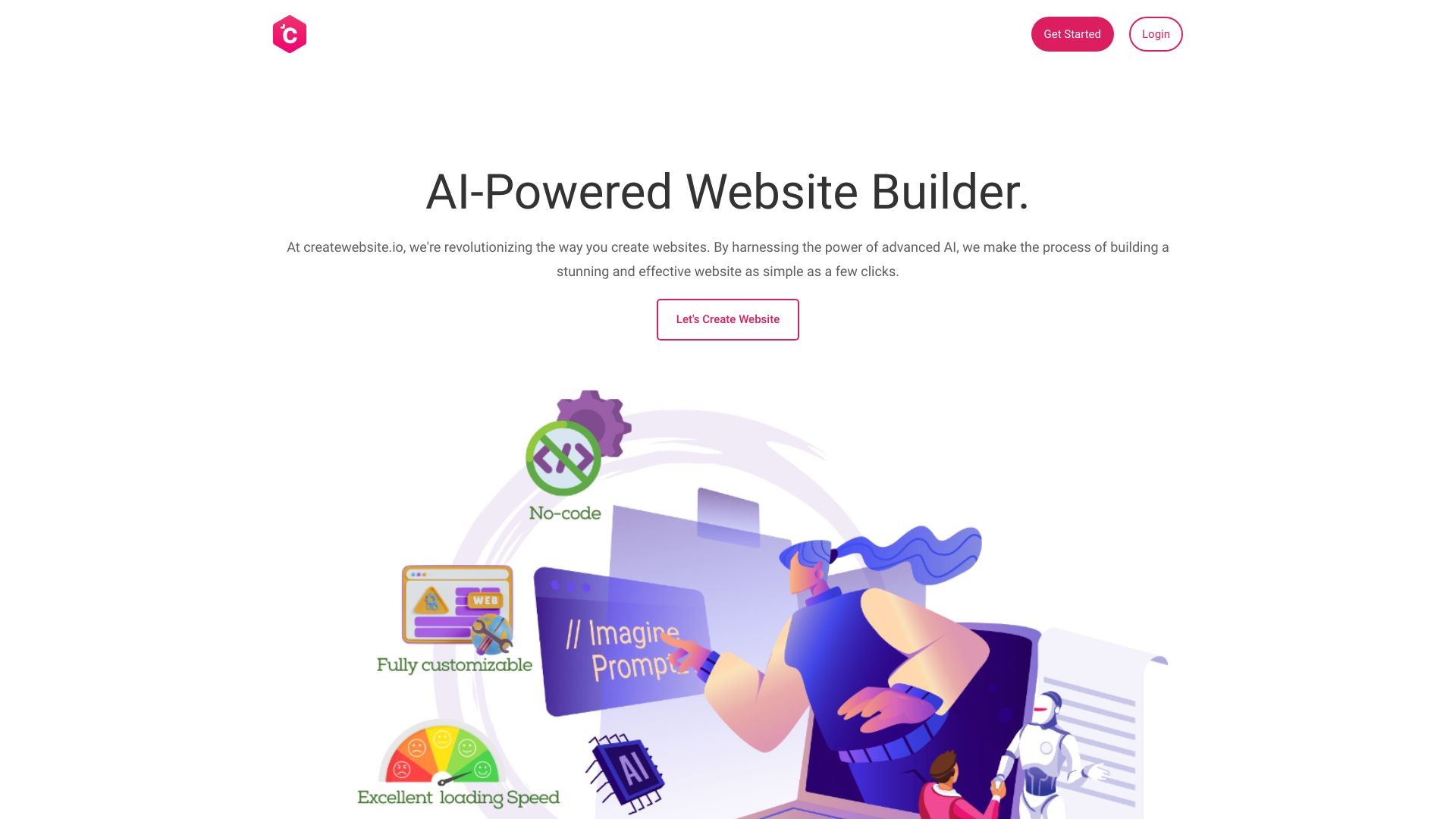 createwebsite.io 截图