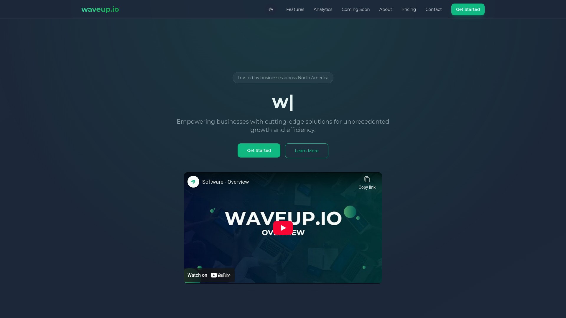 waveup.io software. 截图