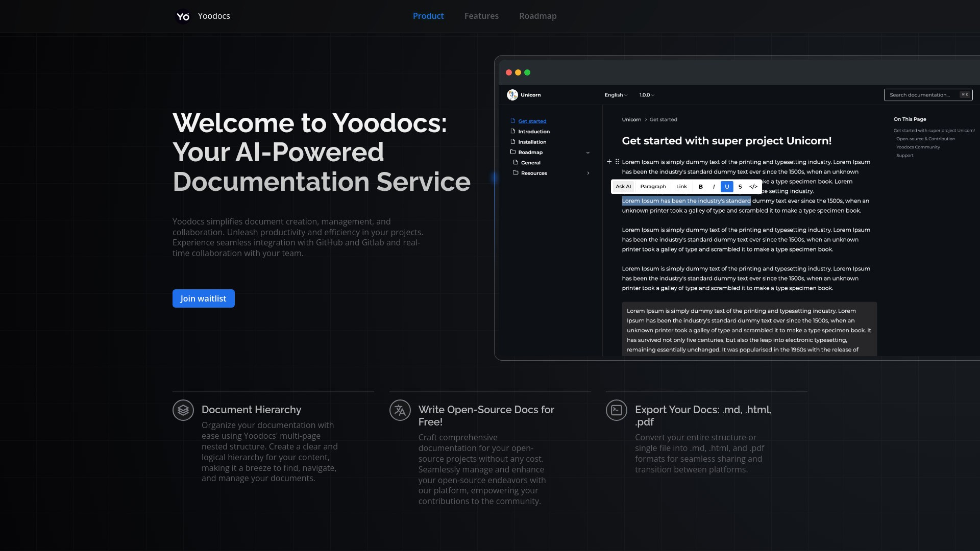 Yoodocs 截图