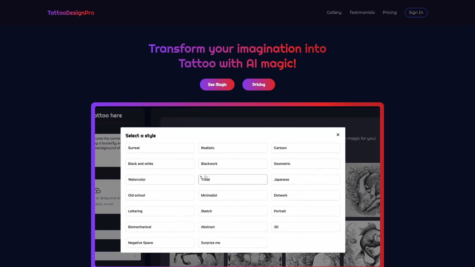 TattooDesignPro 截图