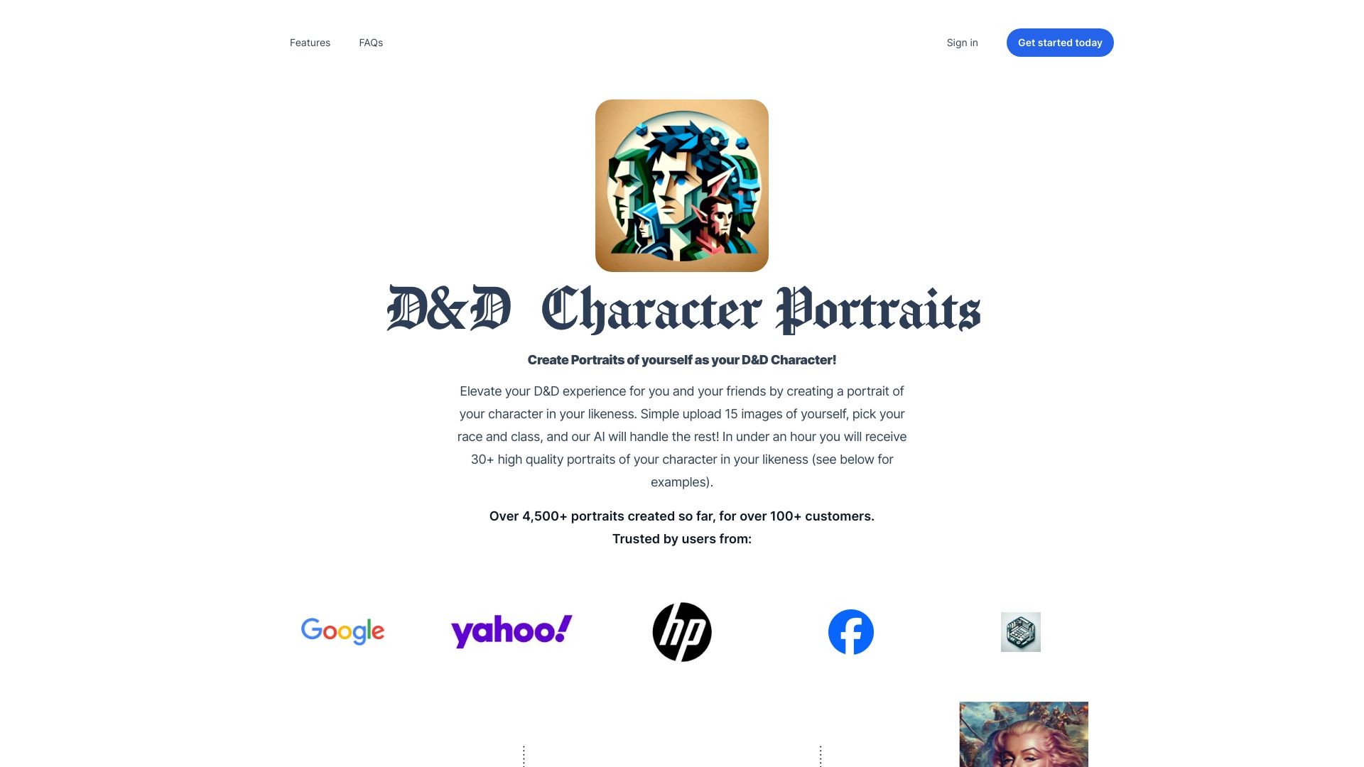DnD Character Portraits 截图