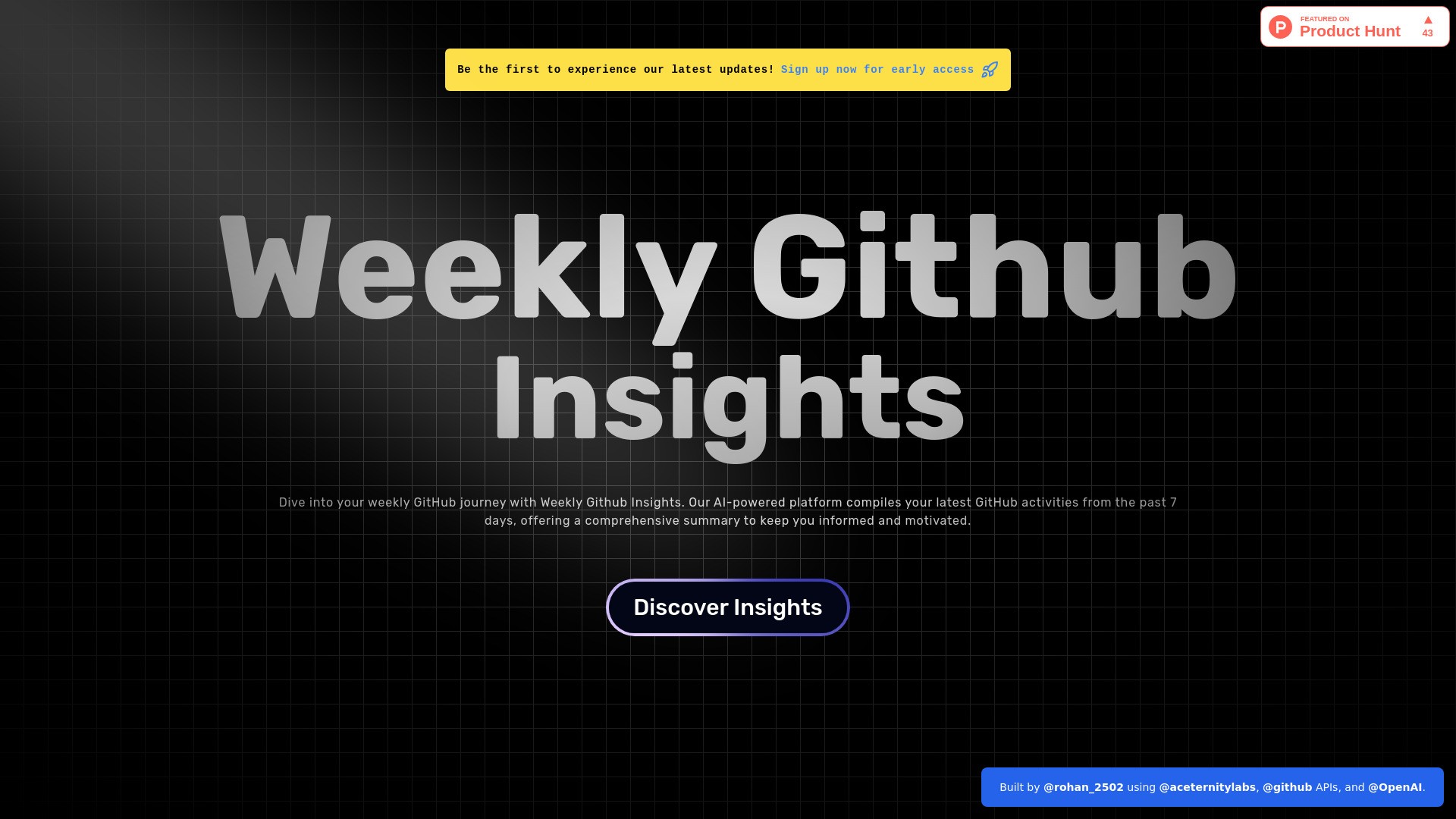 Weekly Github 截图
