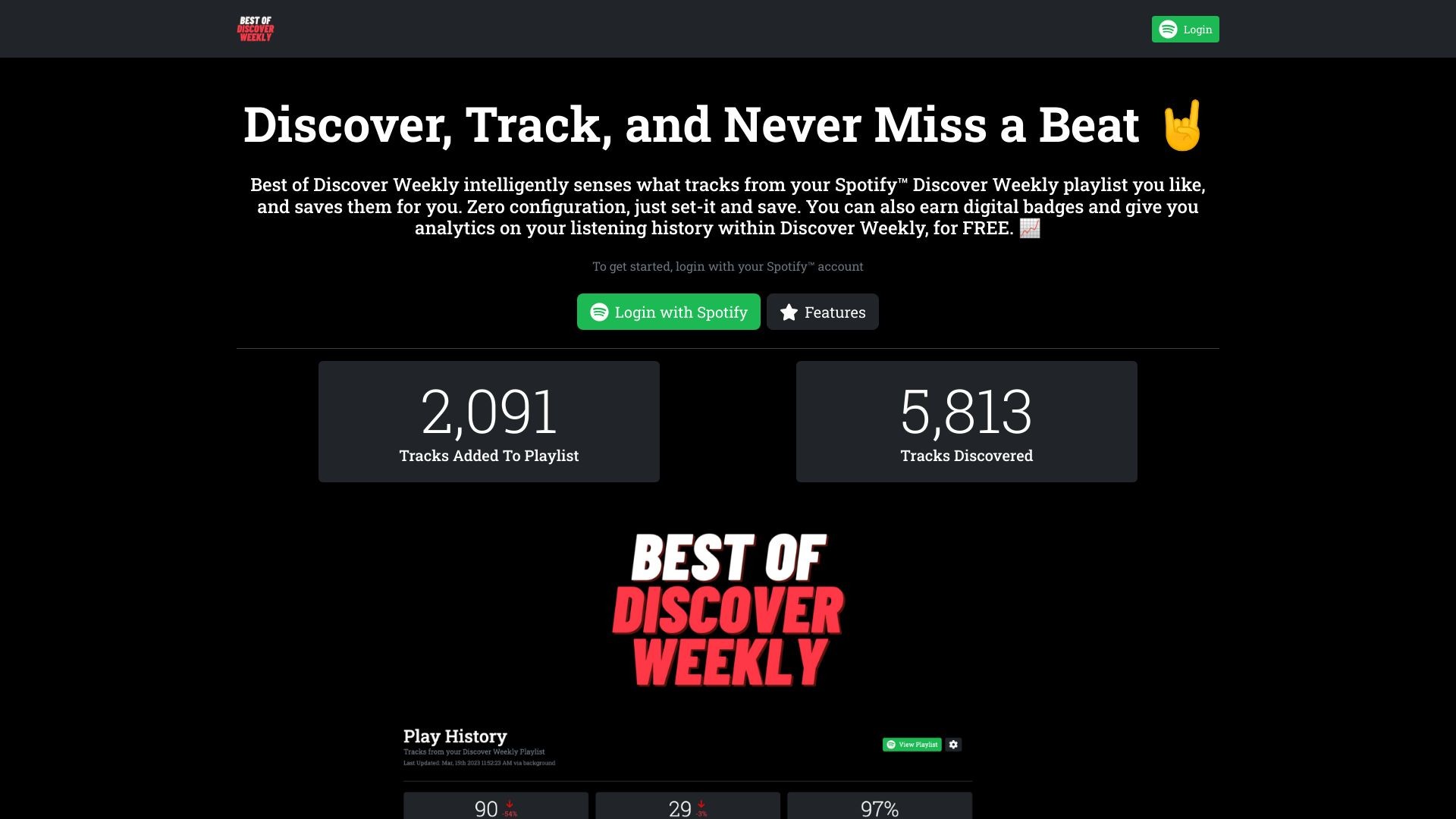 Auto-save your favs from Discover Weekly 截图