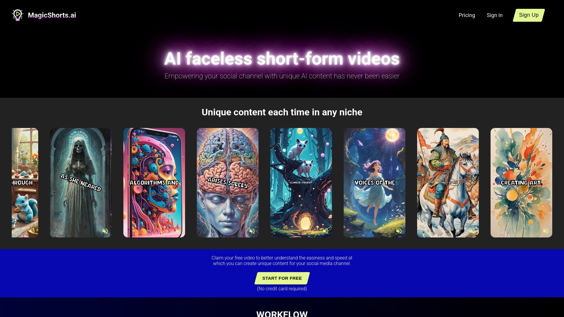 MagicShorts.ai 截图