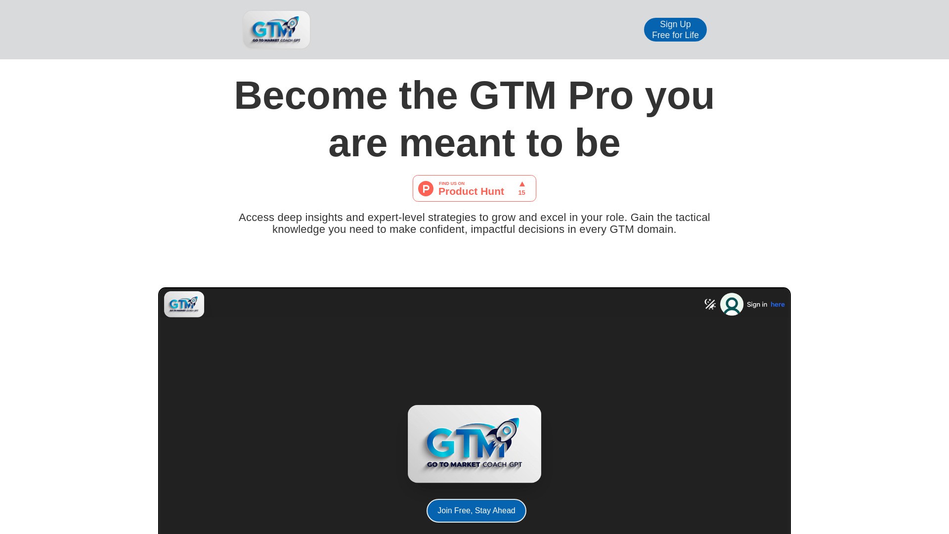 GTM Coach GPT 截图