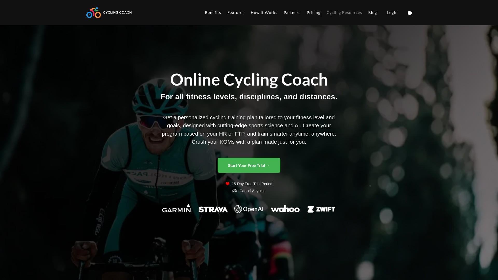 AI Cycling Coach 截图