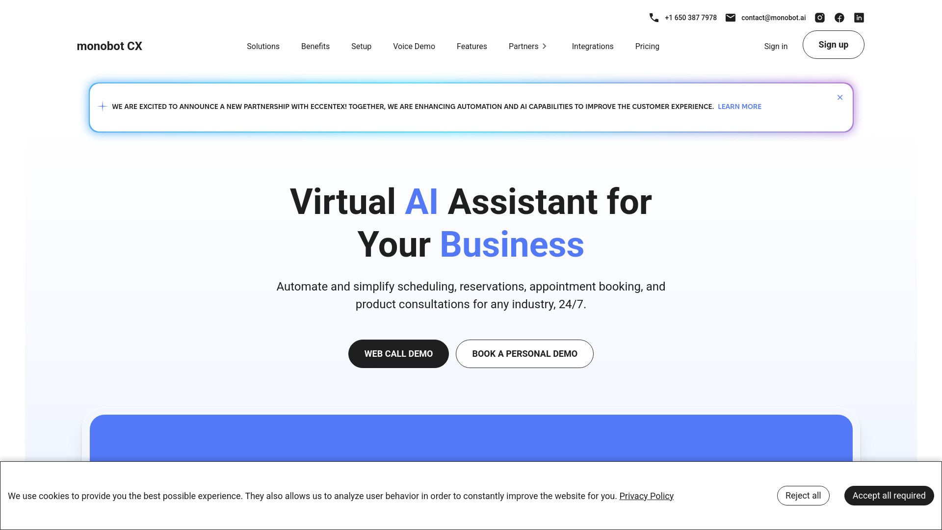 monobot.ai - Virtual AI Assistant 截图