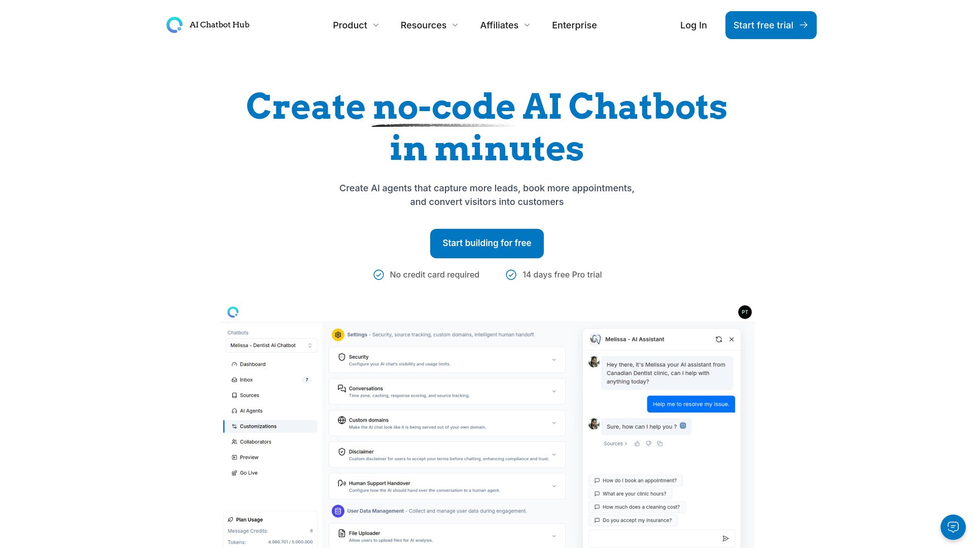 AI Chatbot Hub 截图