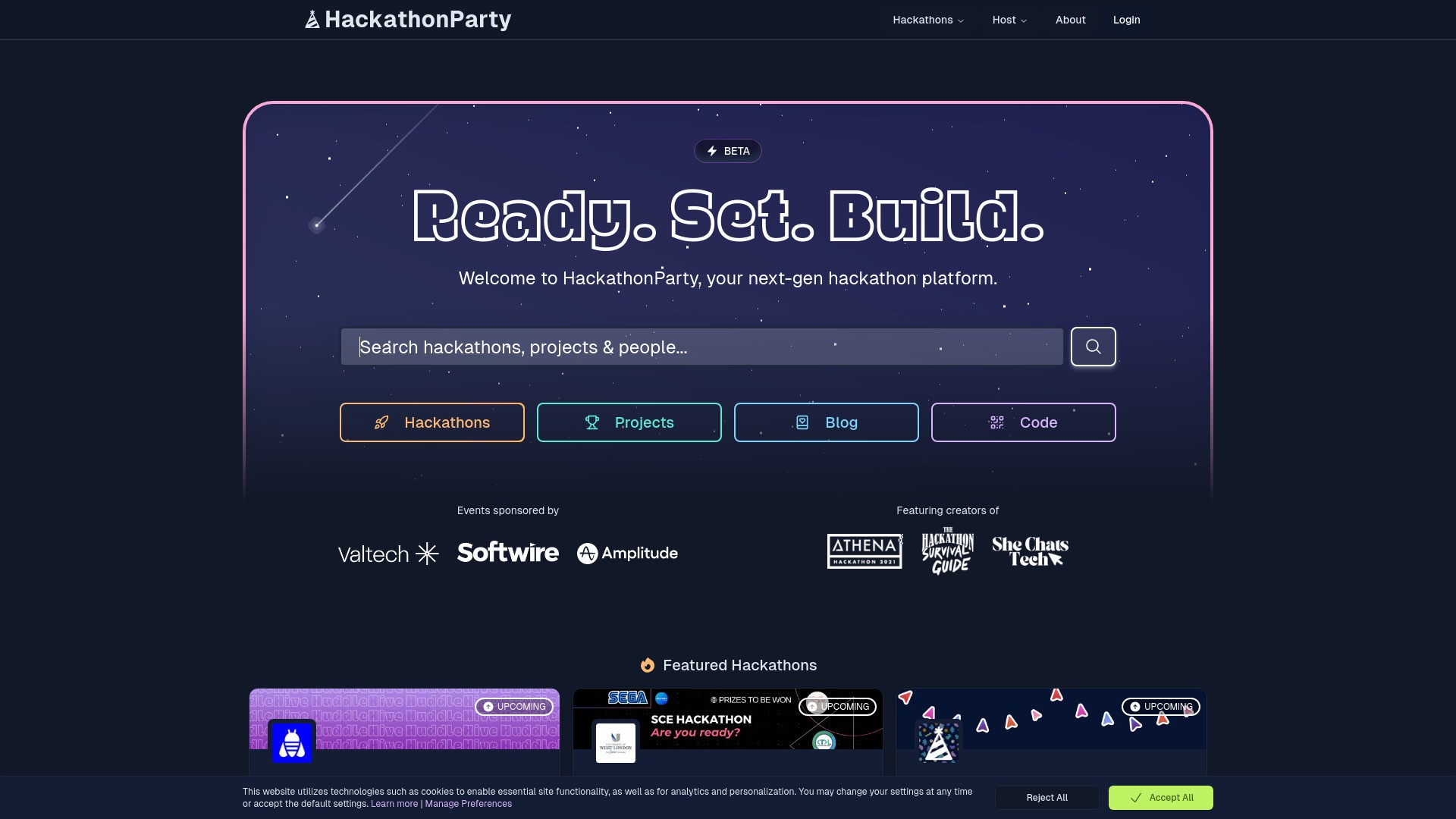 HackathonParty 截图
