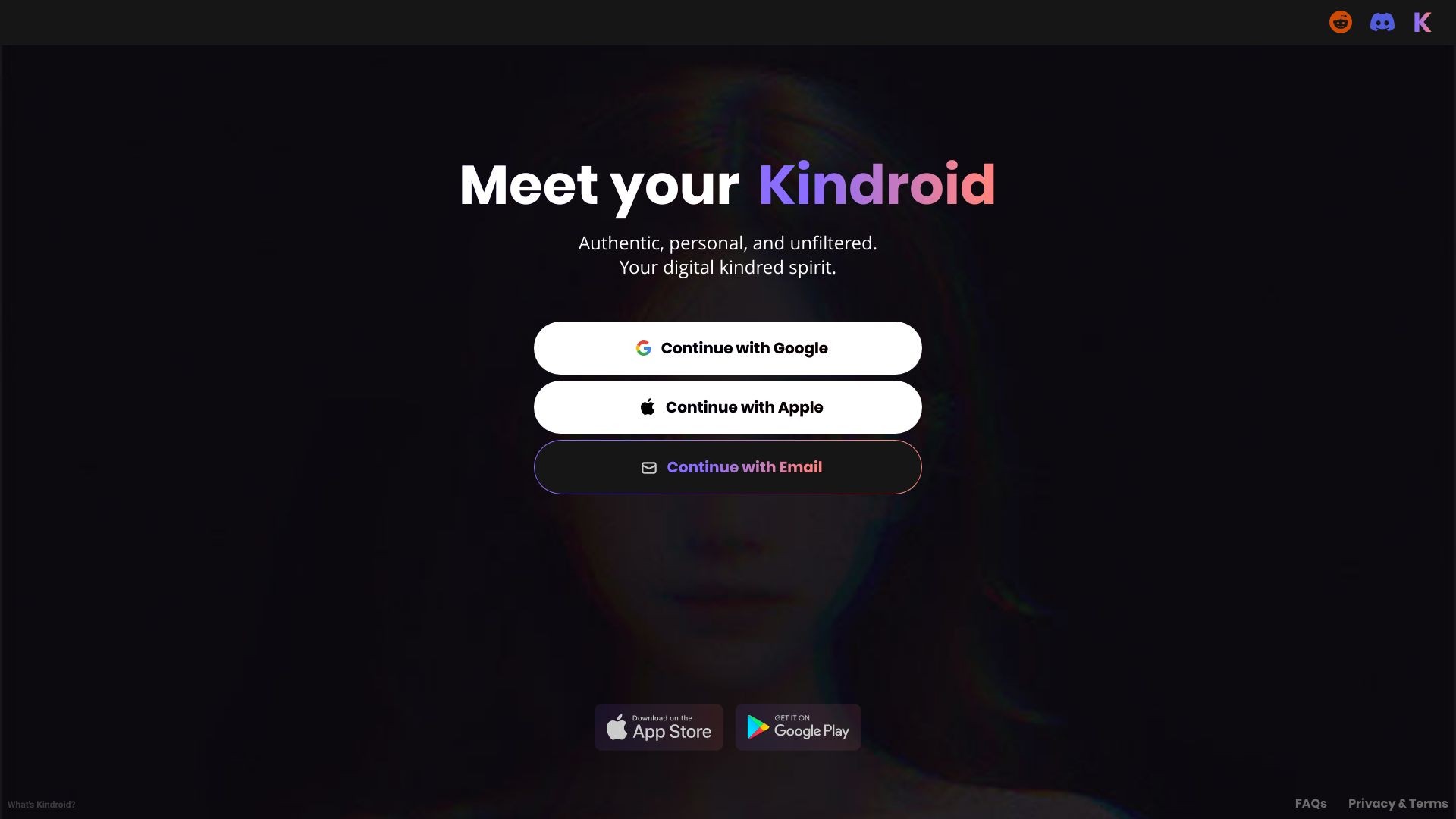 Kindroid 截图