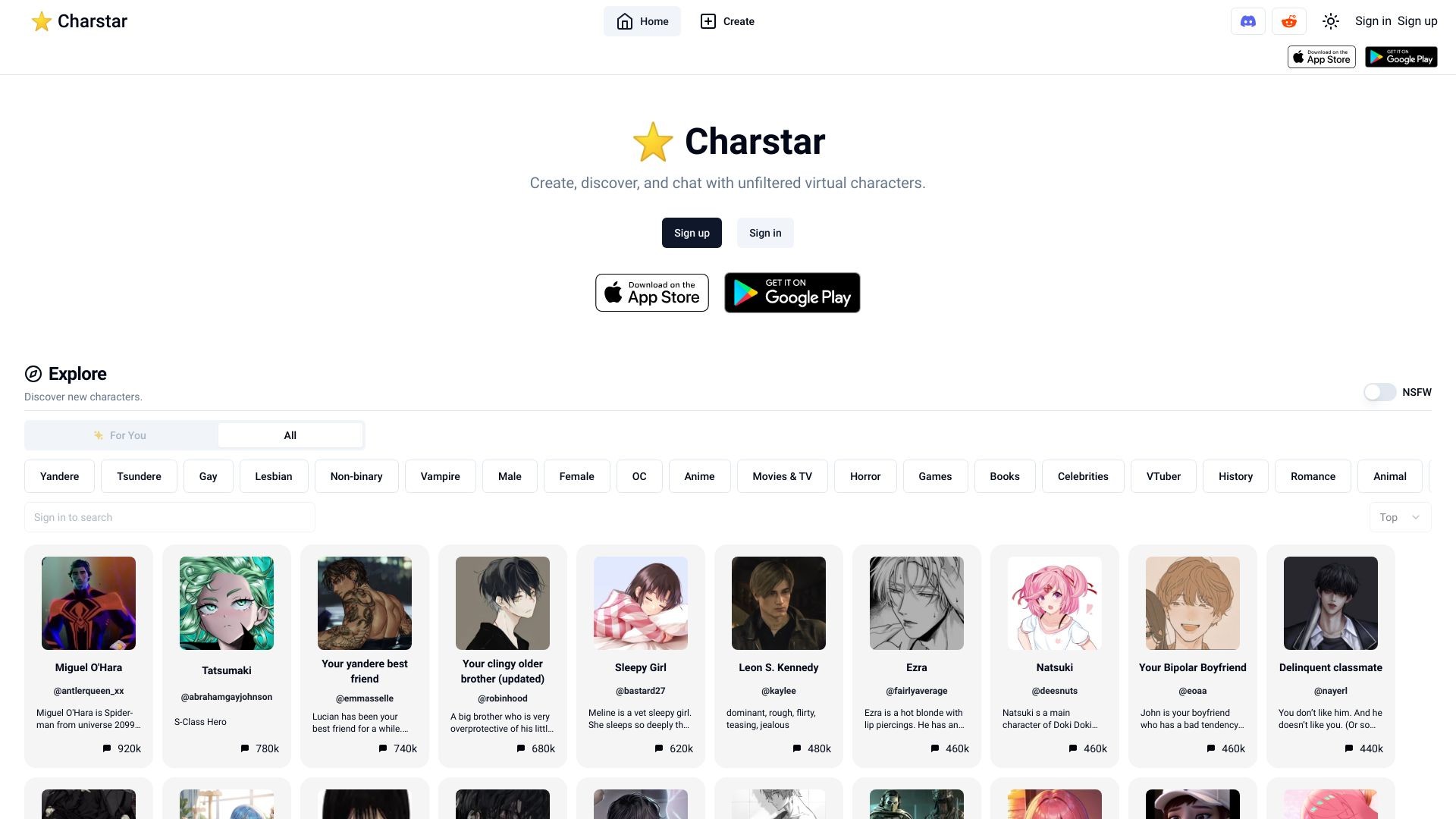 Charstar 截图
