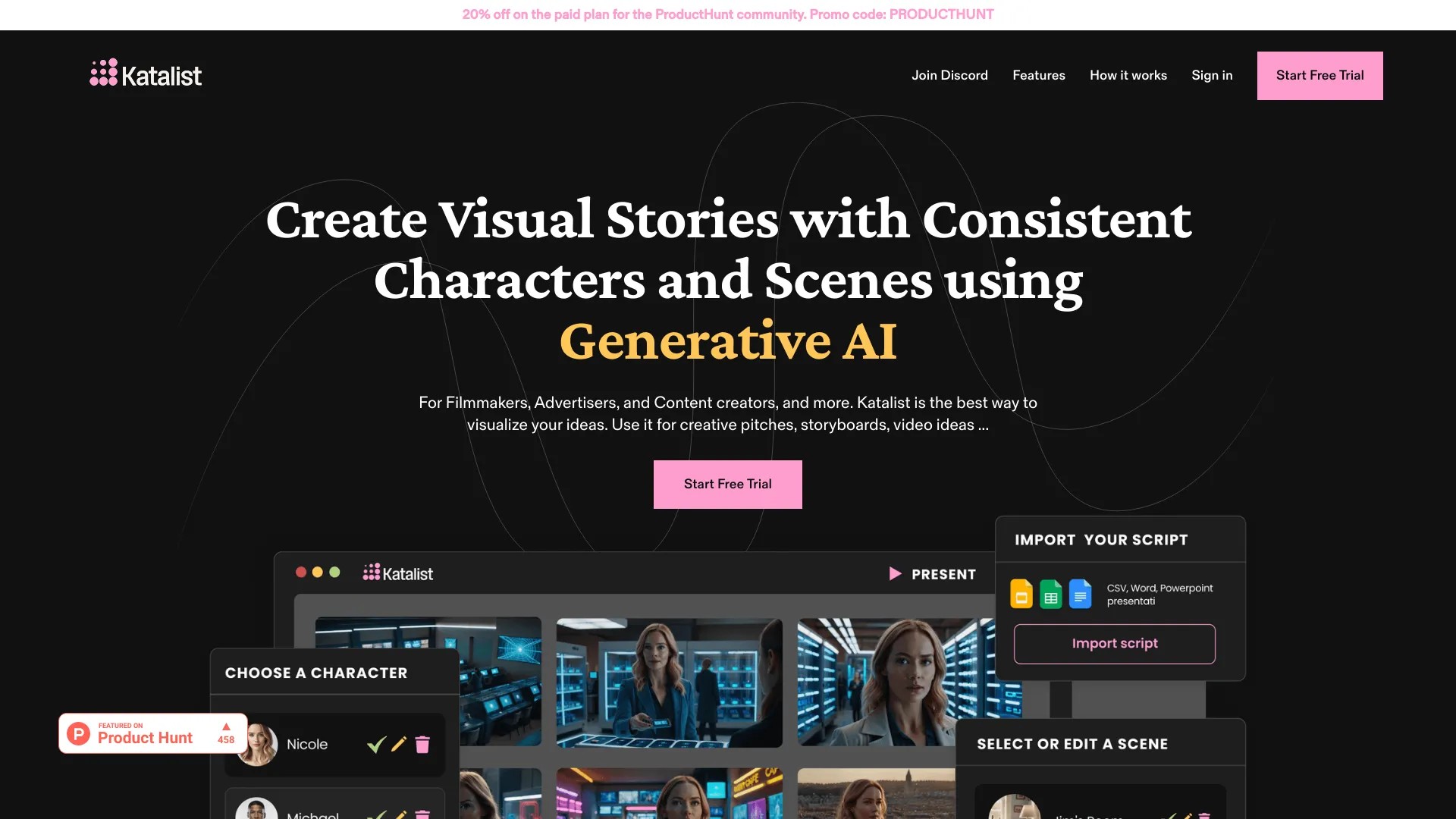 Katalist AI Storytelling Studio 截图