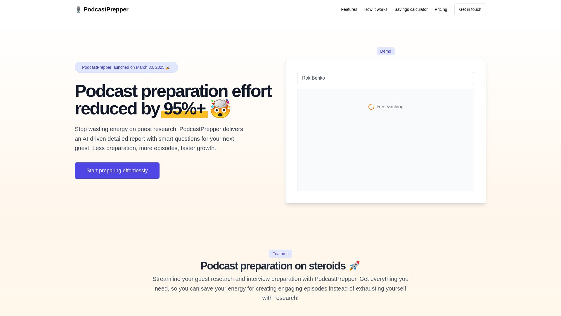 PodcastPrepper 截图