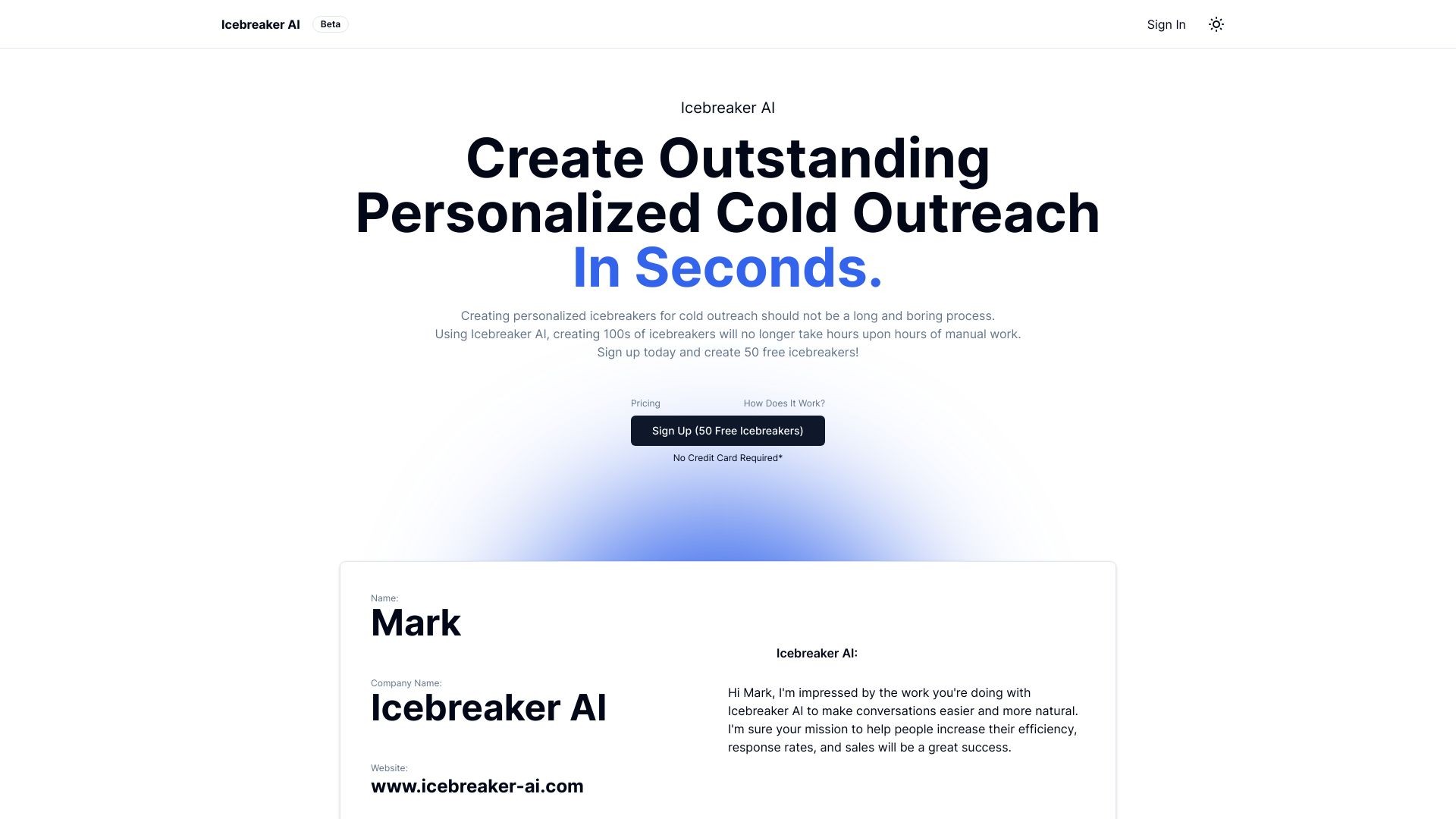Icebreaker AI 截图