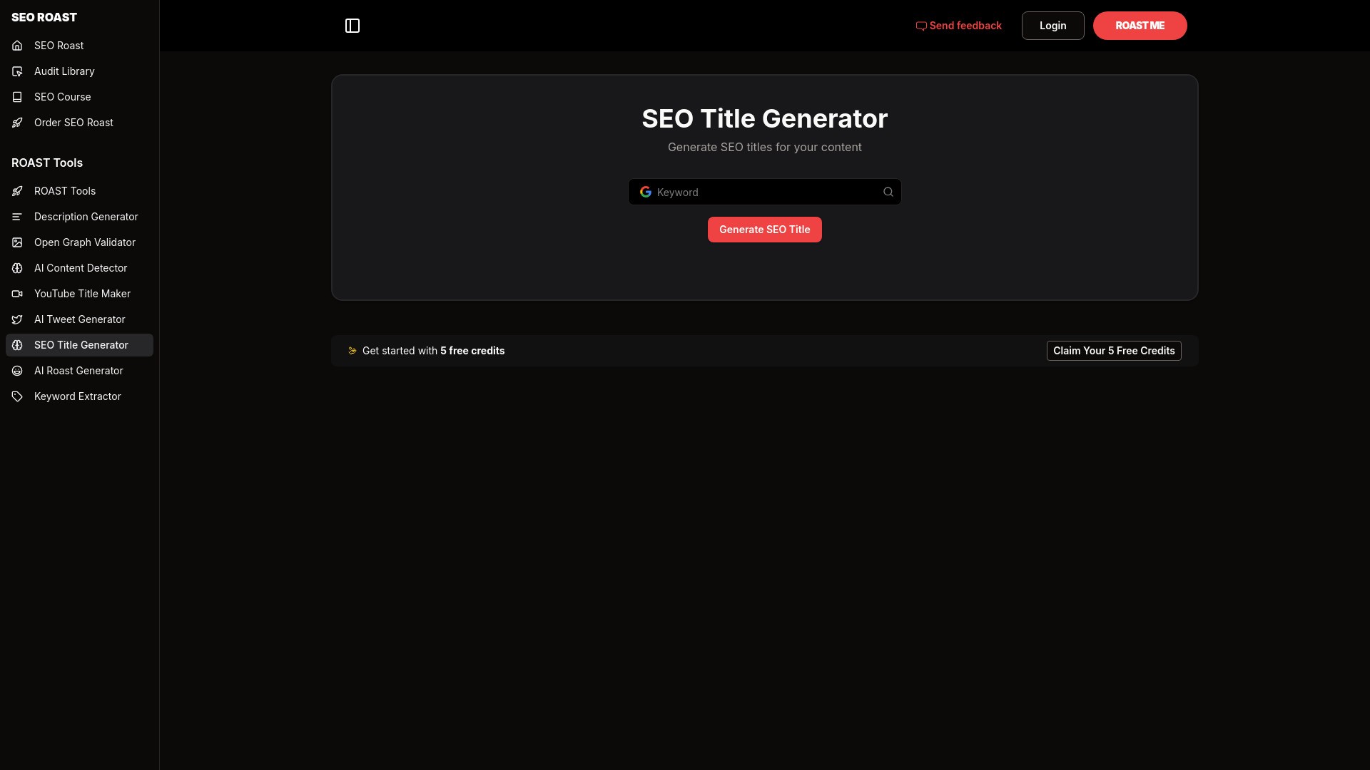 SEO Title Generator 截图