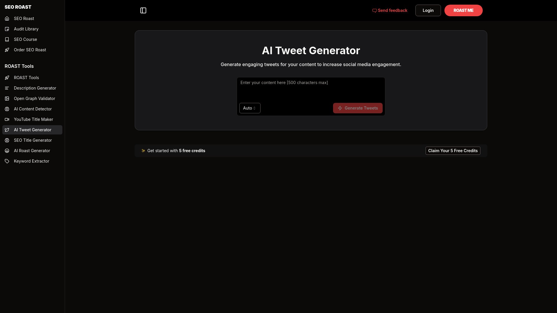 AI Tweet Generator 截图