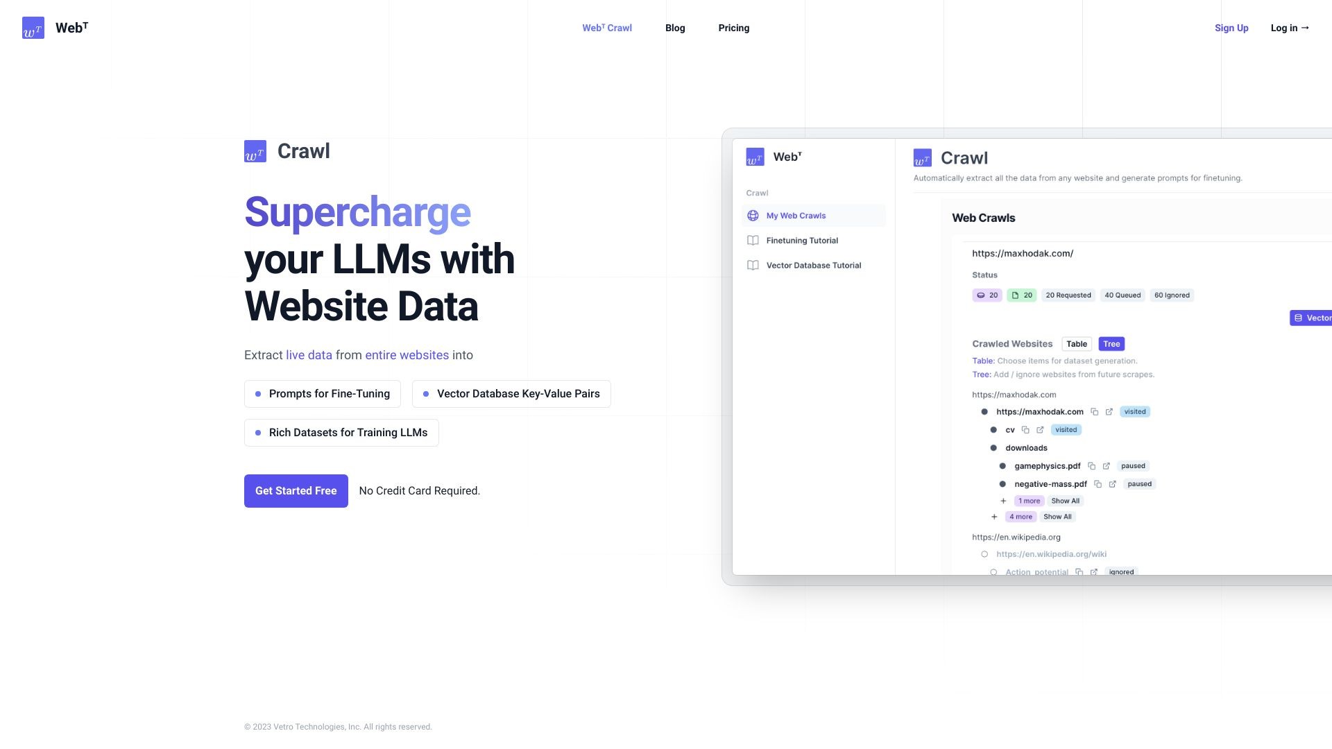 Webᵀ Crawl by Web Transpose 截图