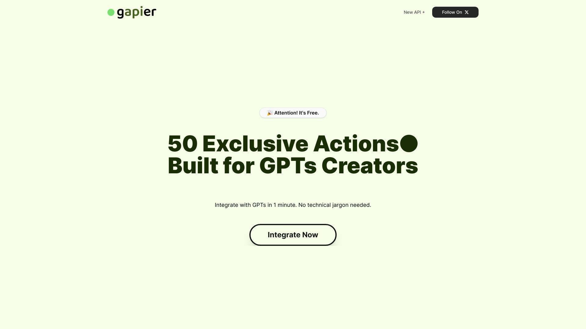 Gapier - Free GPTs Actions APIs 截图