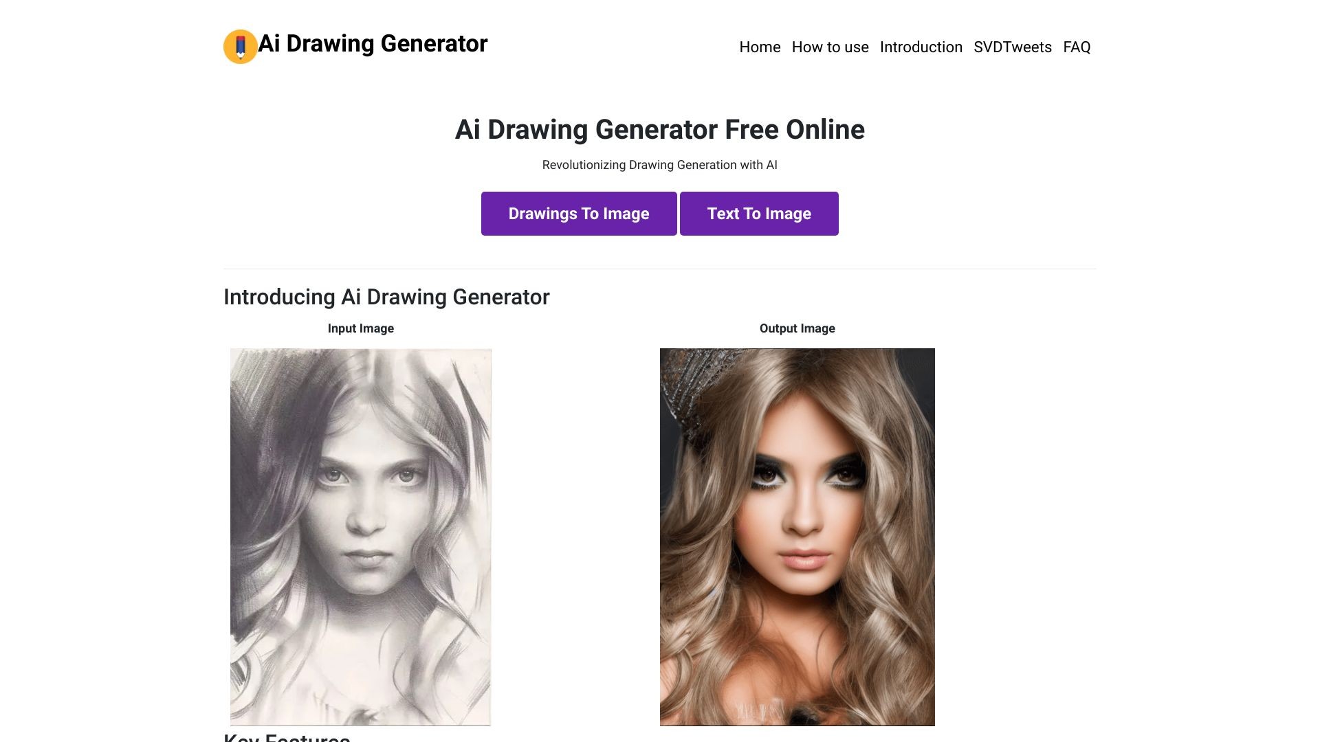 ai drawing generator 截图