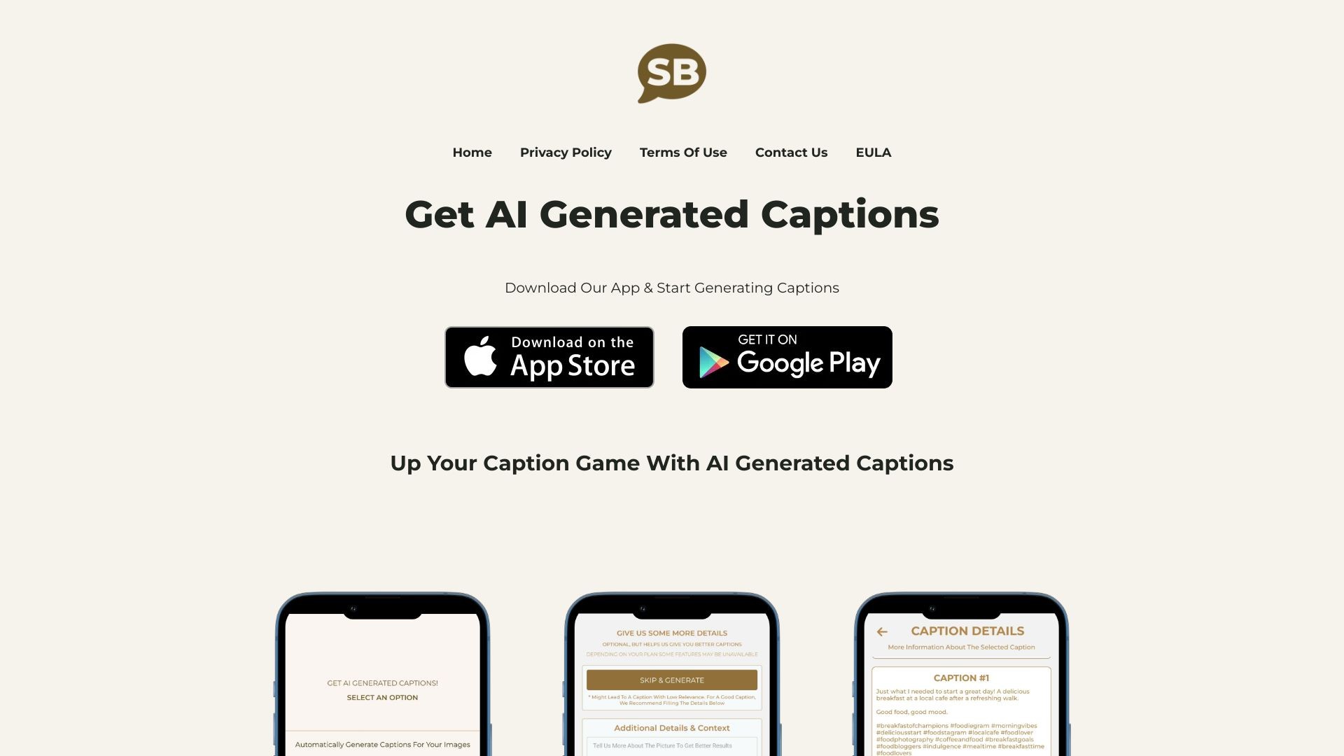 SpotBuzz - Up Your Caption Game With AI 截图