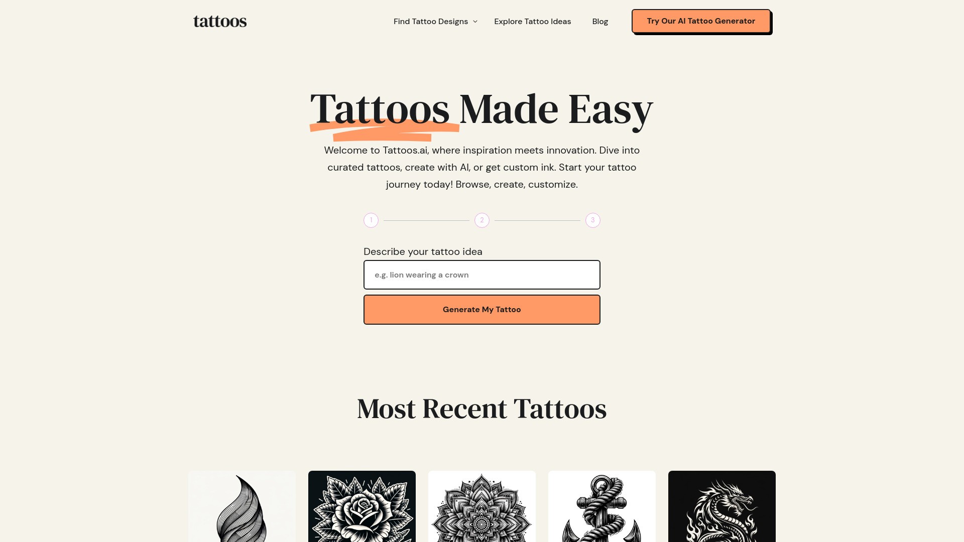 Tattoos.AI 截图