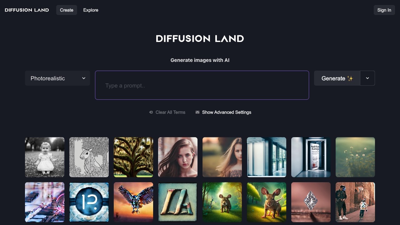 Diffusion Land 截图