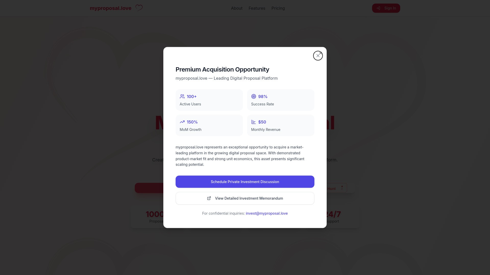 myproposal.love 截图
