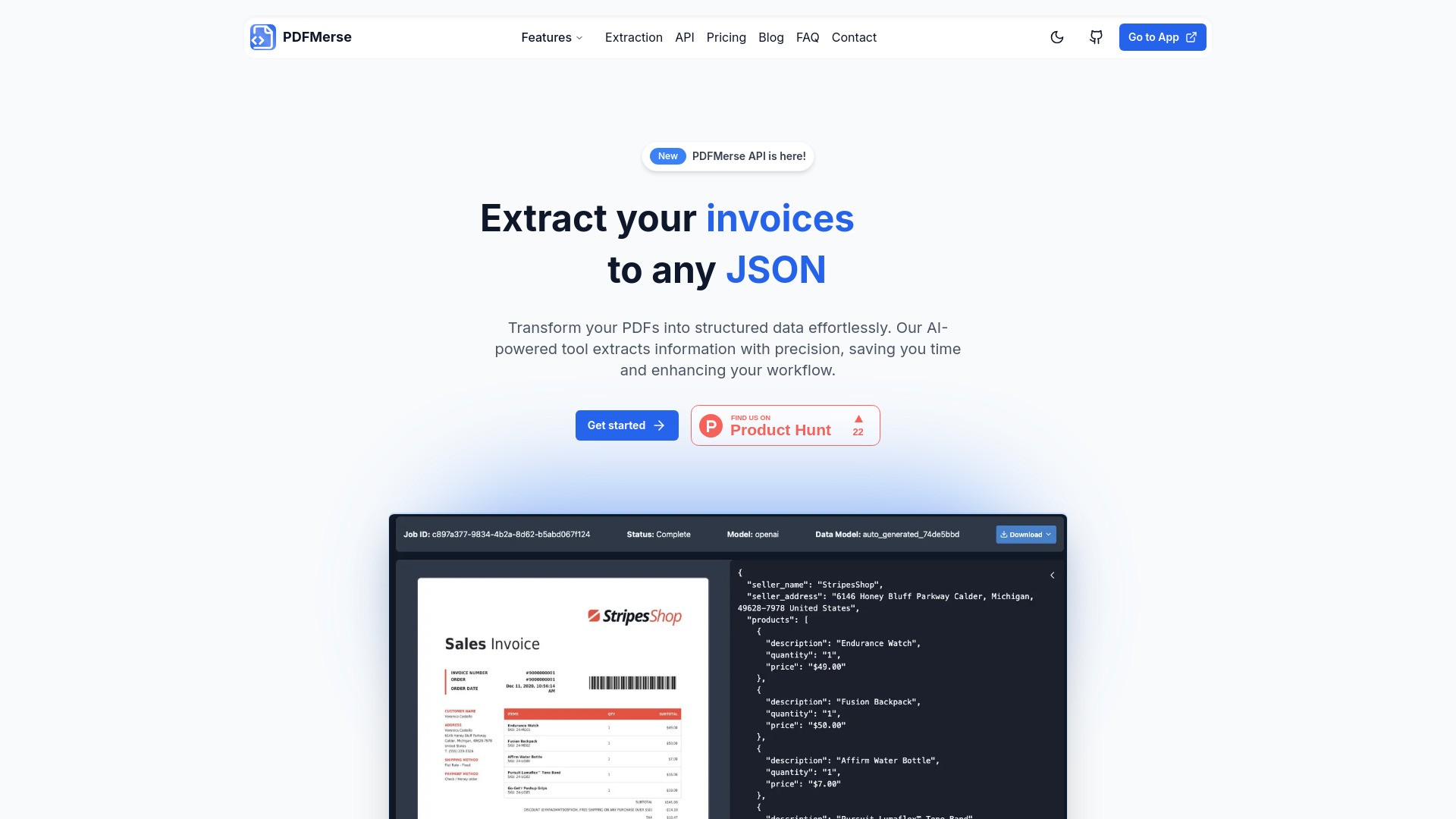 PDFMerse - Data Extractor 截图