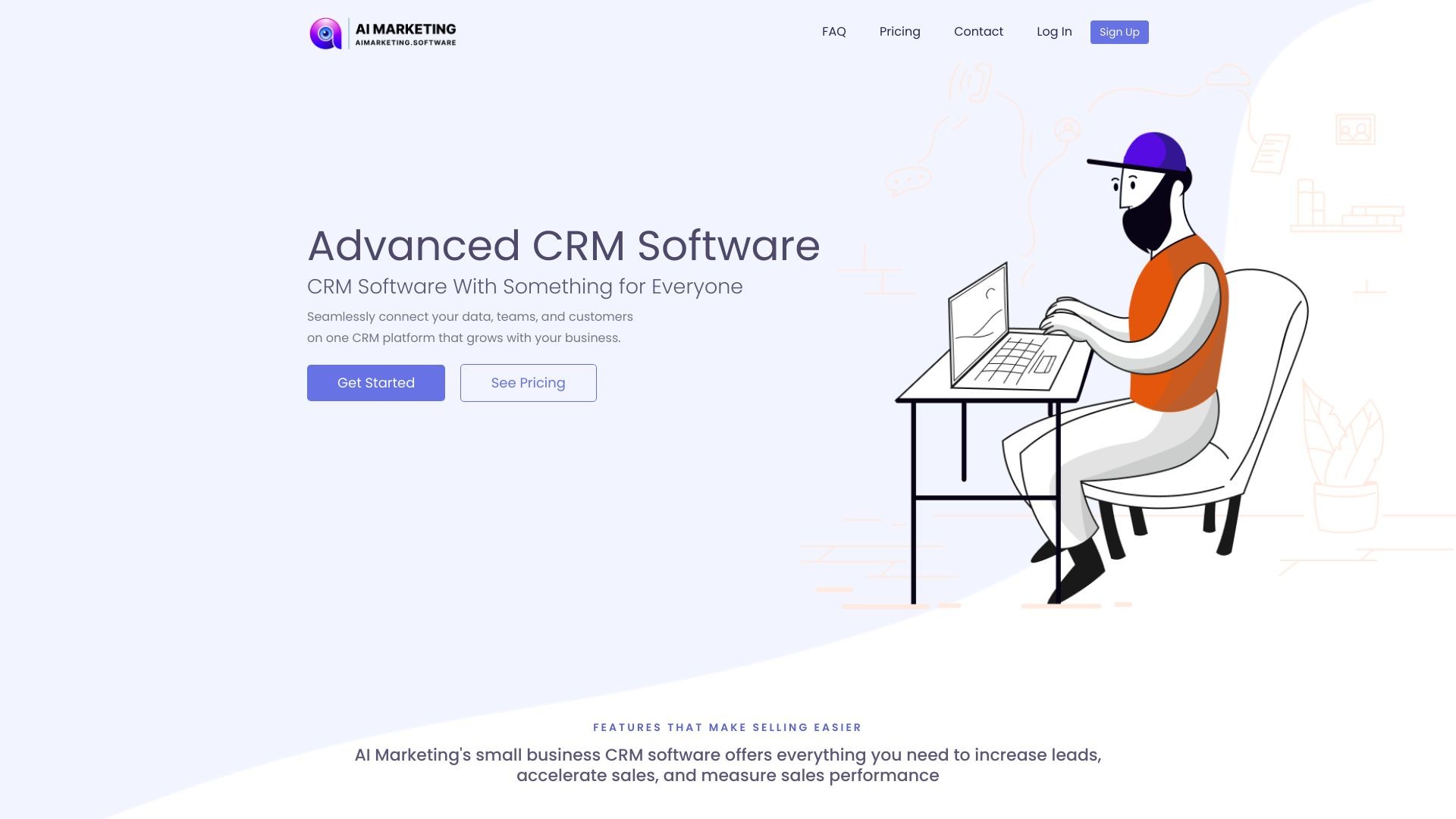 AI Marketing CRM 截图