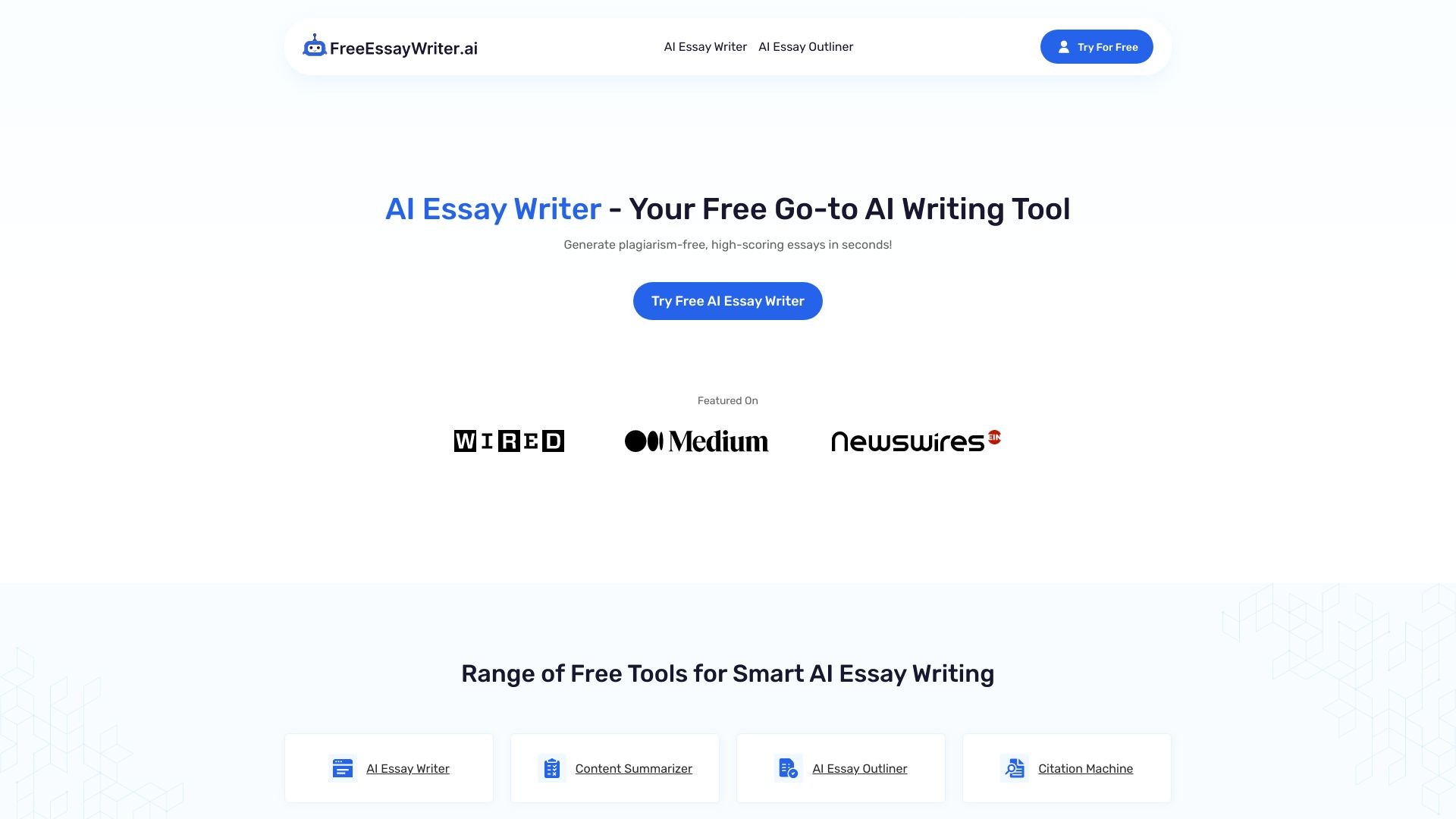 FreeEssayWriter.AI 截图