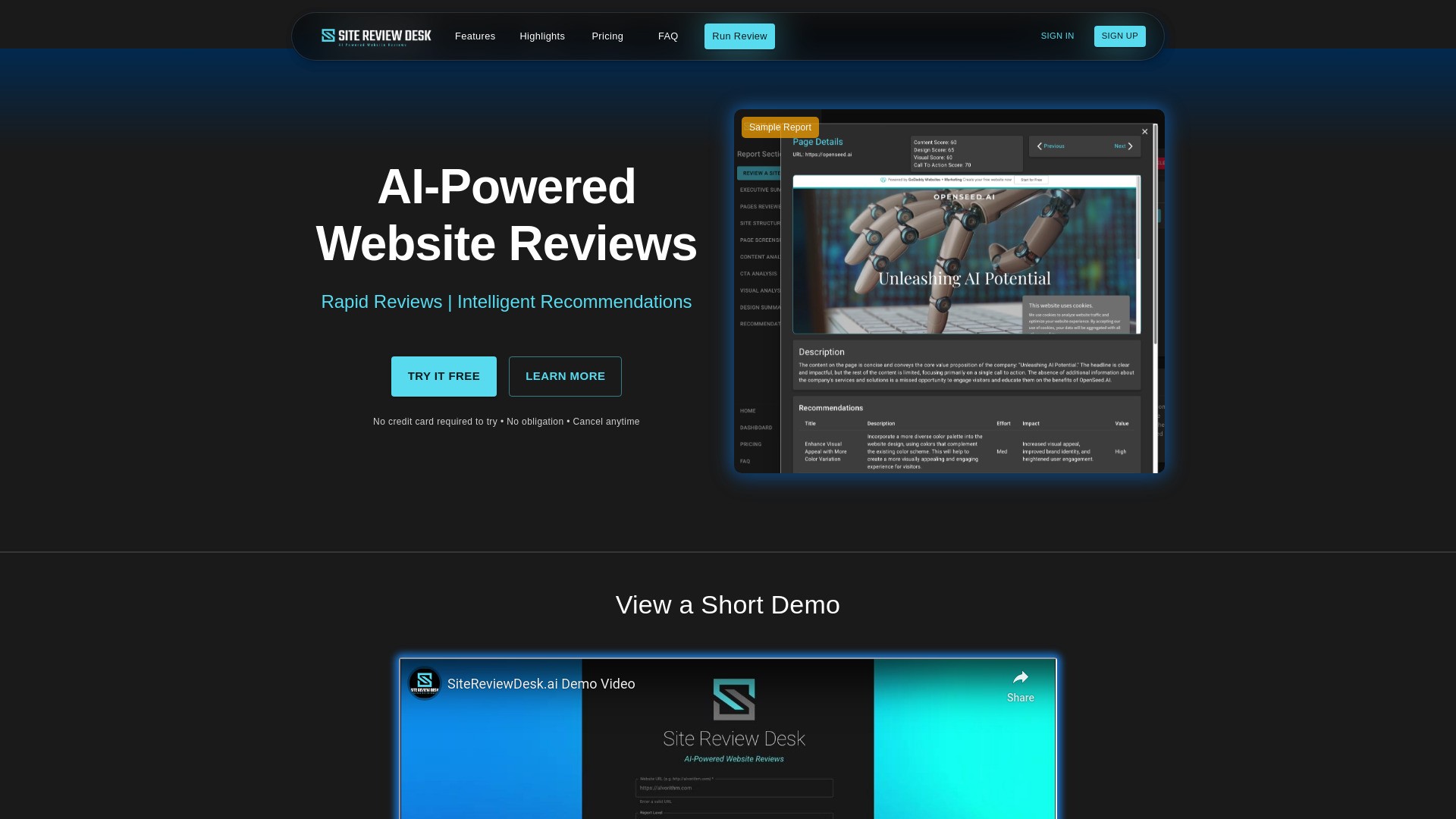 Site Review Desk 截图