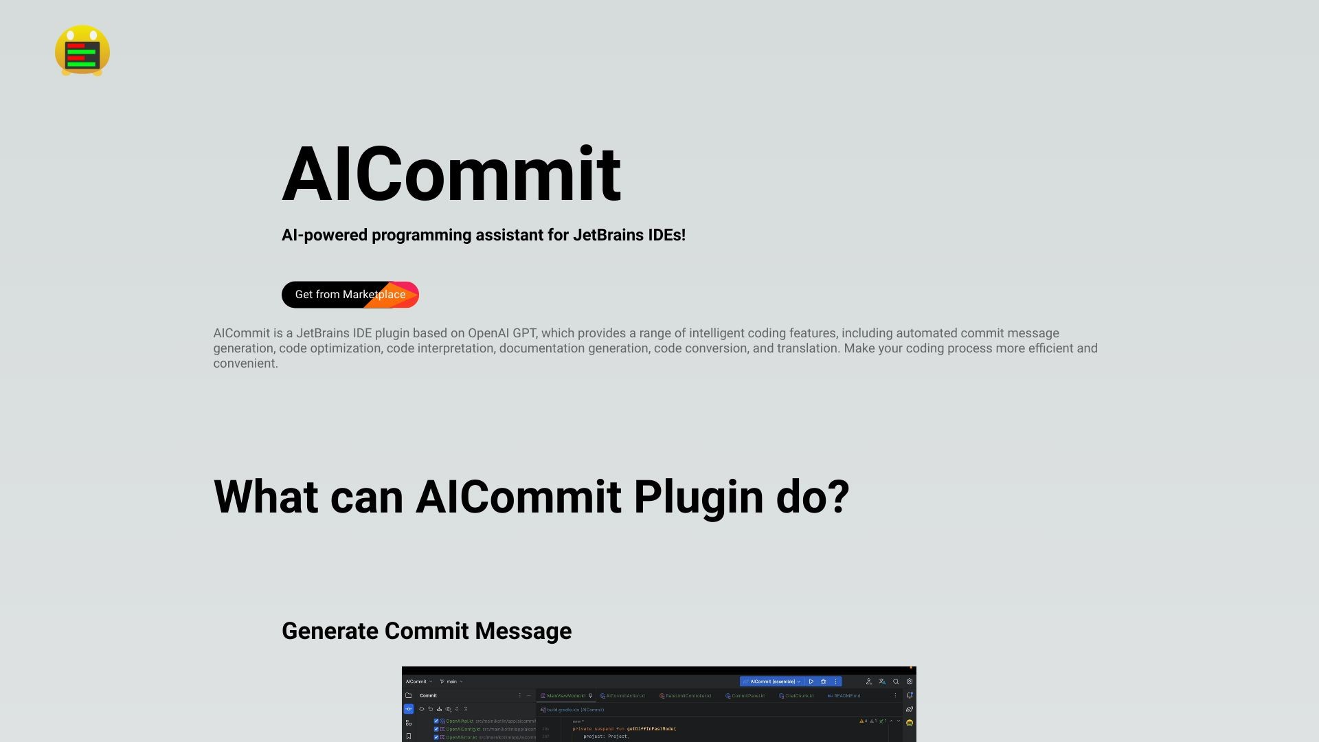 AICommit - Your Best Commit Generator 截图