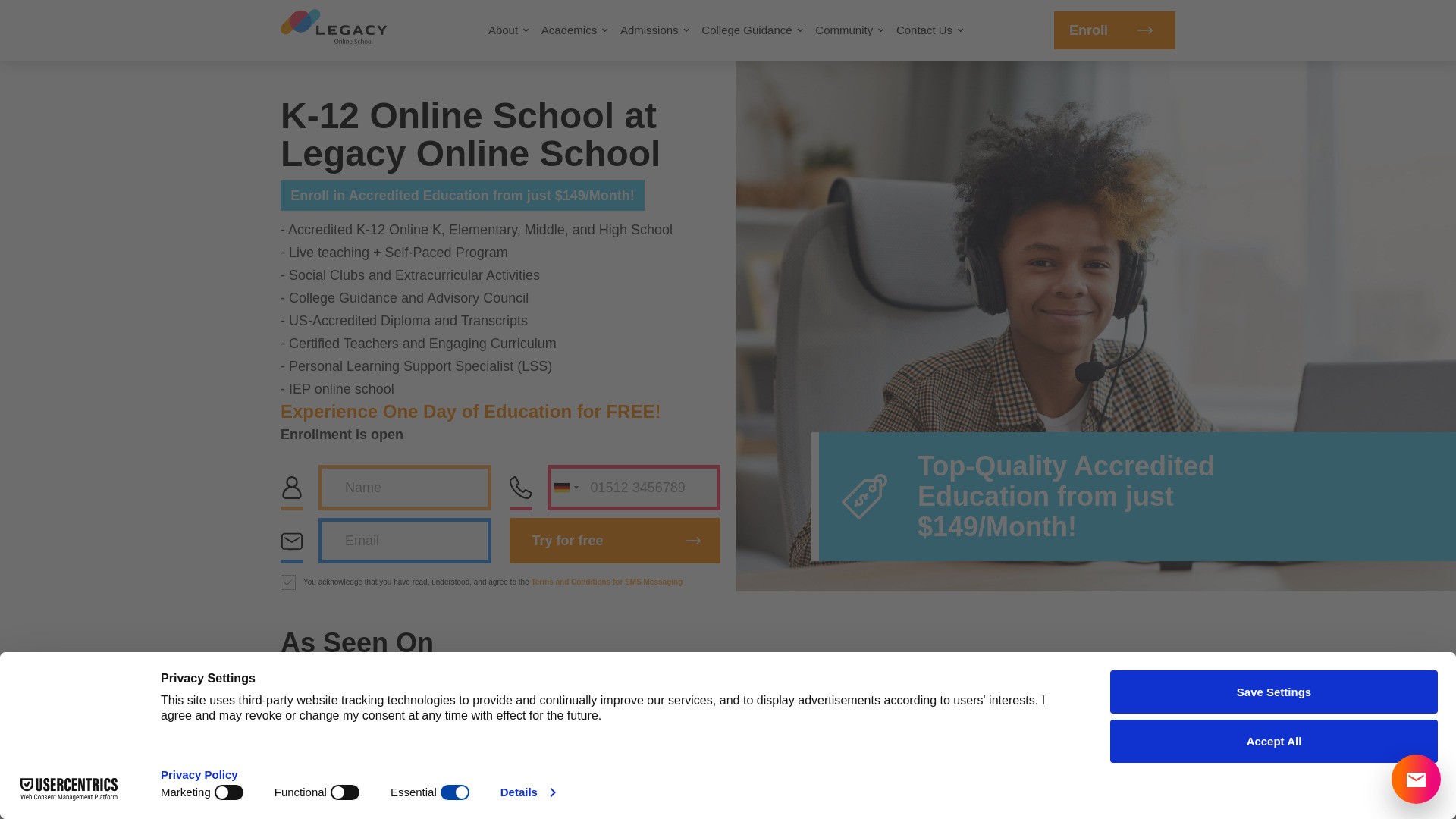 Legacy Online School 截图