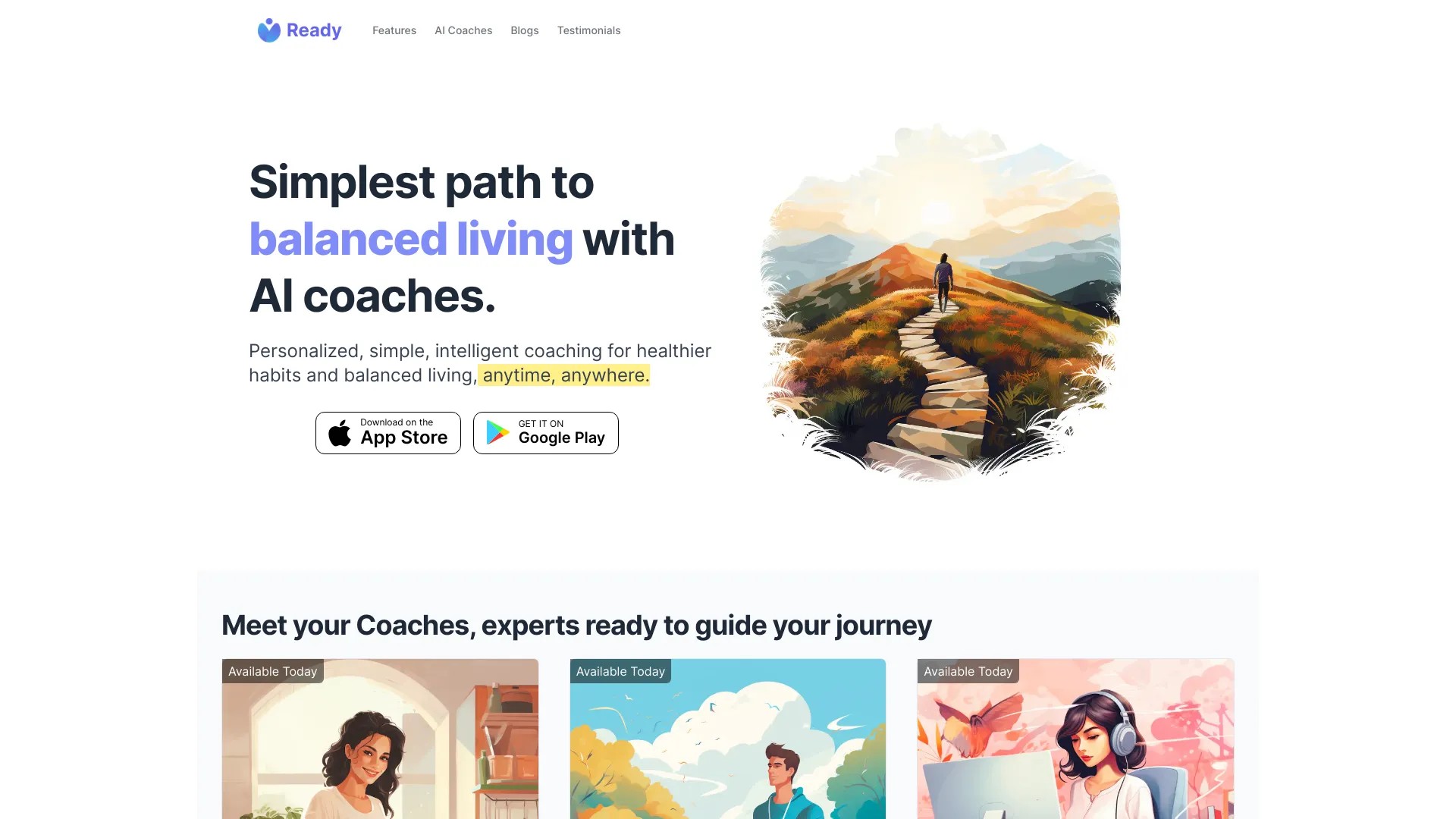Ready AI Goal + Habit Tracker 截图