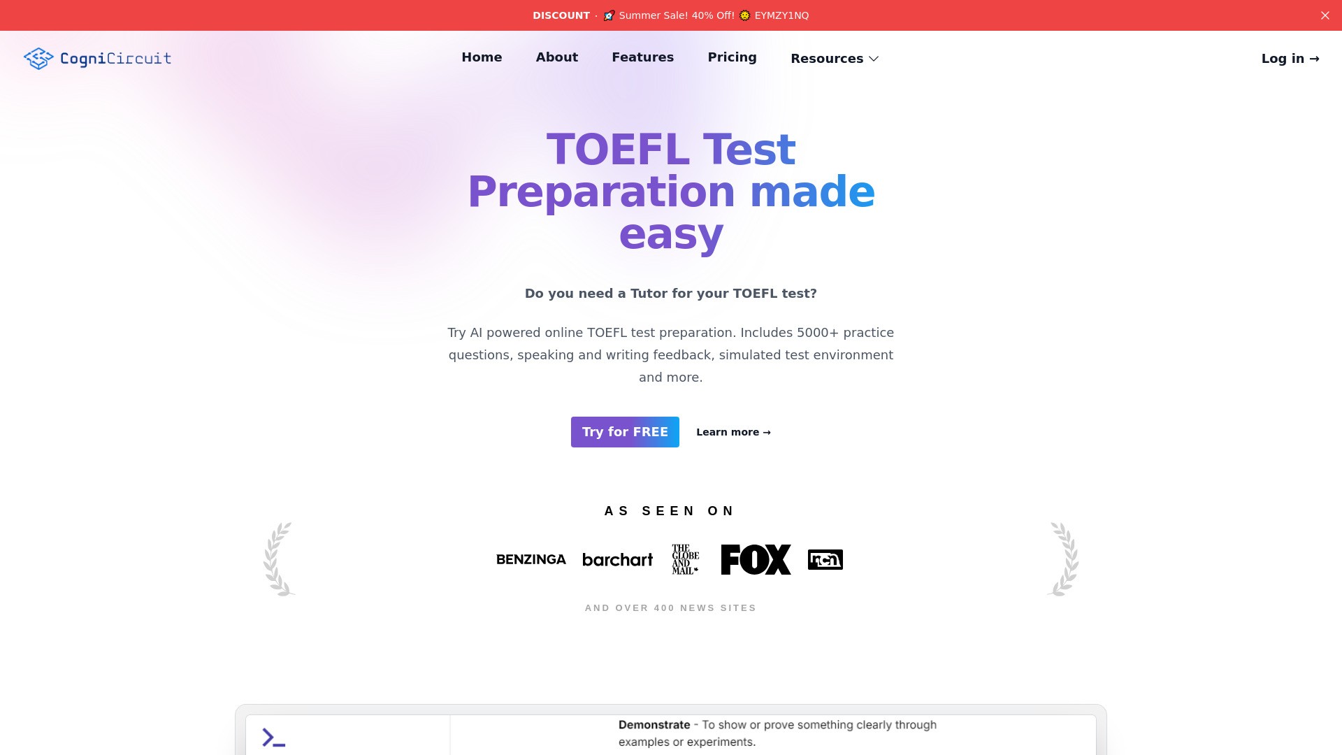 TOEFL Preparation App 截图