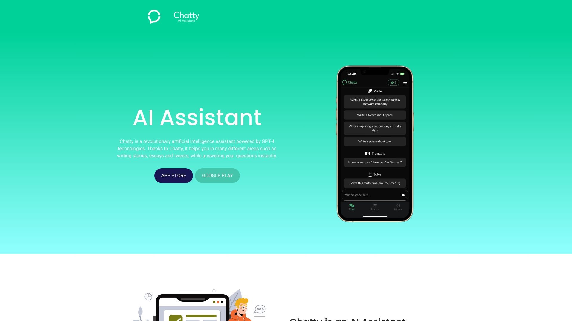Chatty: AI Assistant 截图