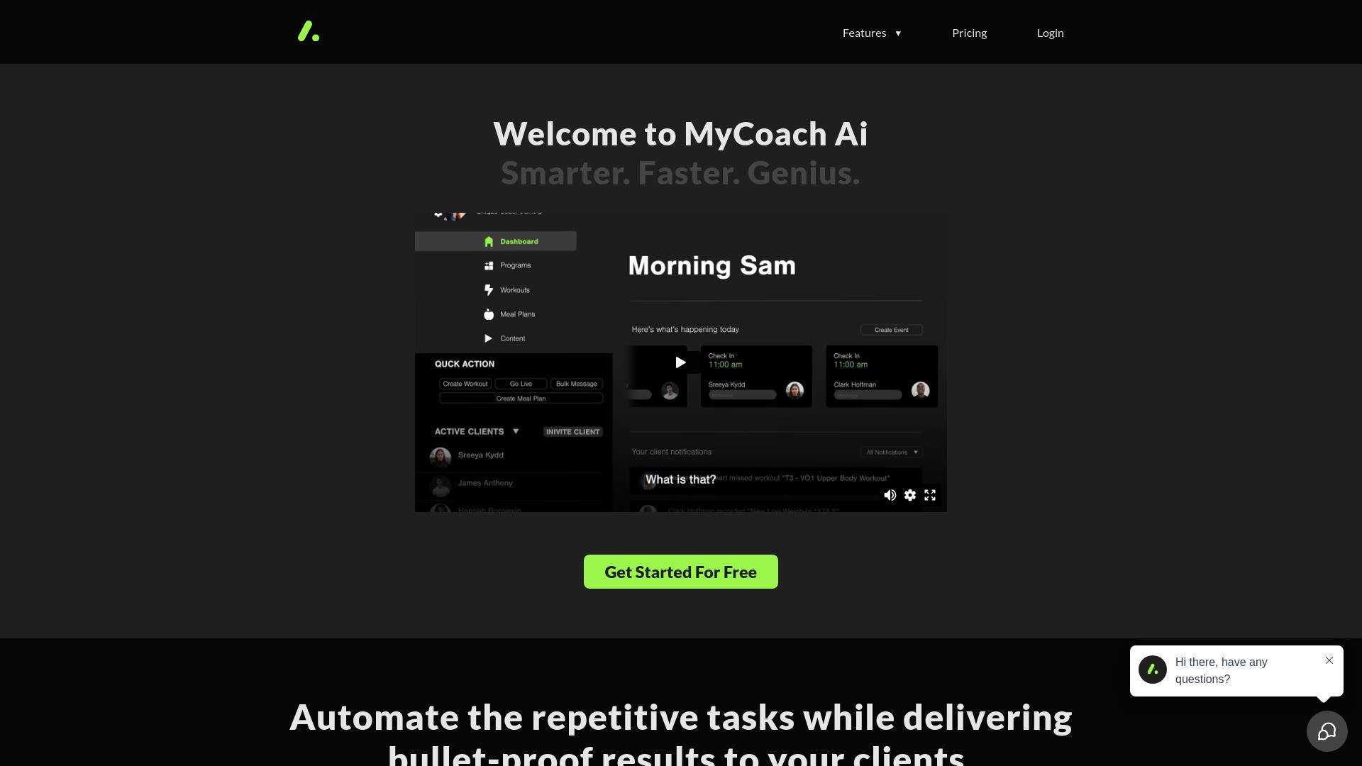 mycoachai.com 截图