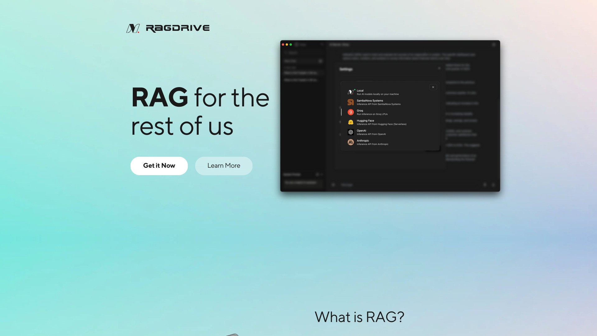RAGDrive by Nidum.Ai 截图