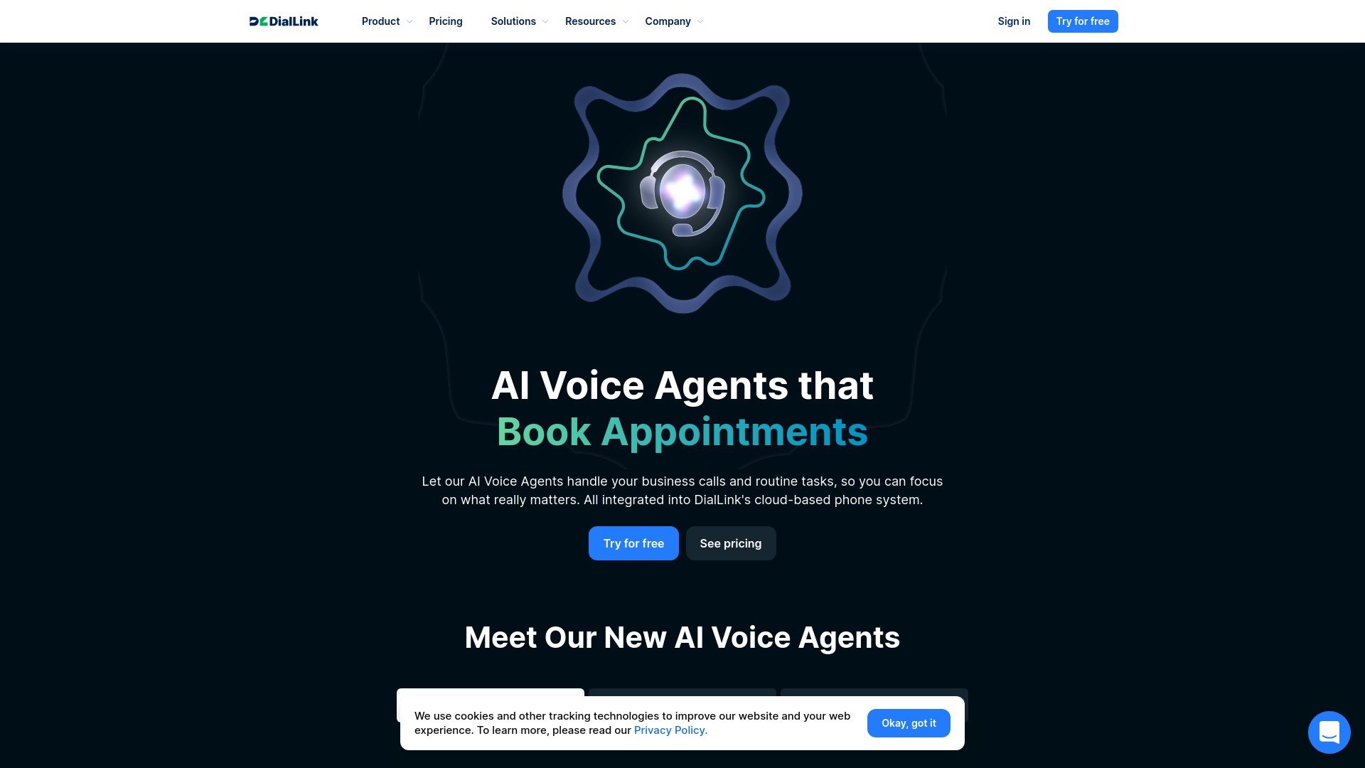 DialLink's AI Voice Agents 截图