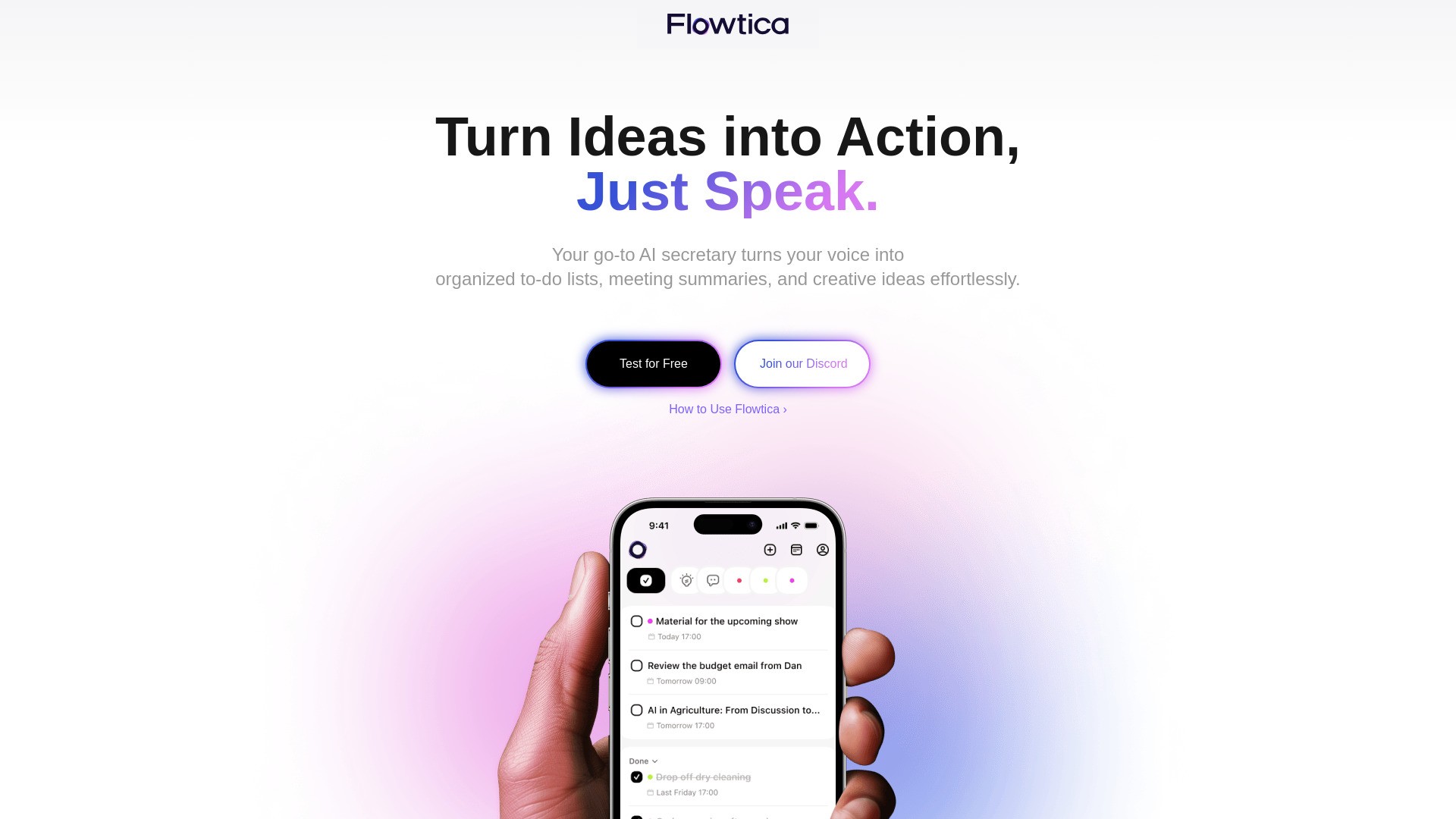 Flowtica AI, 截图