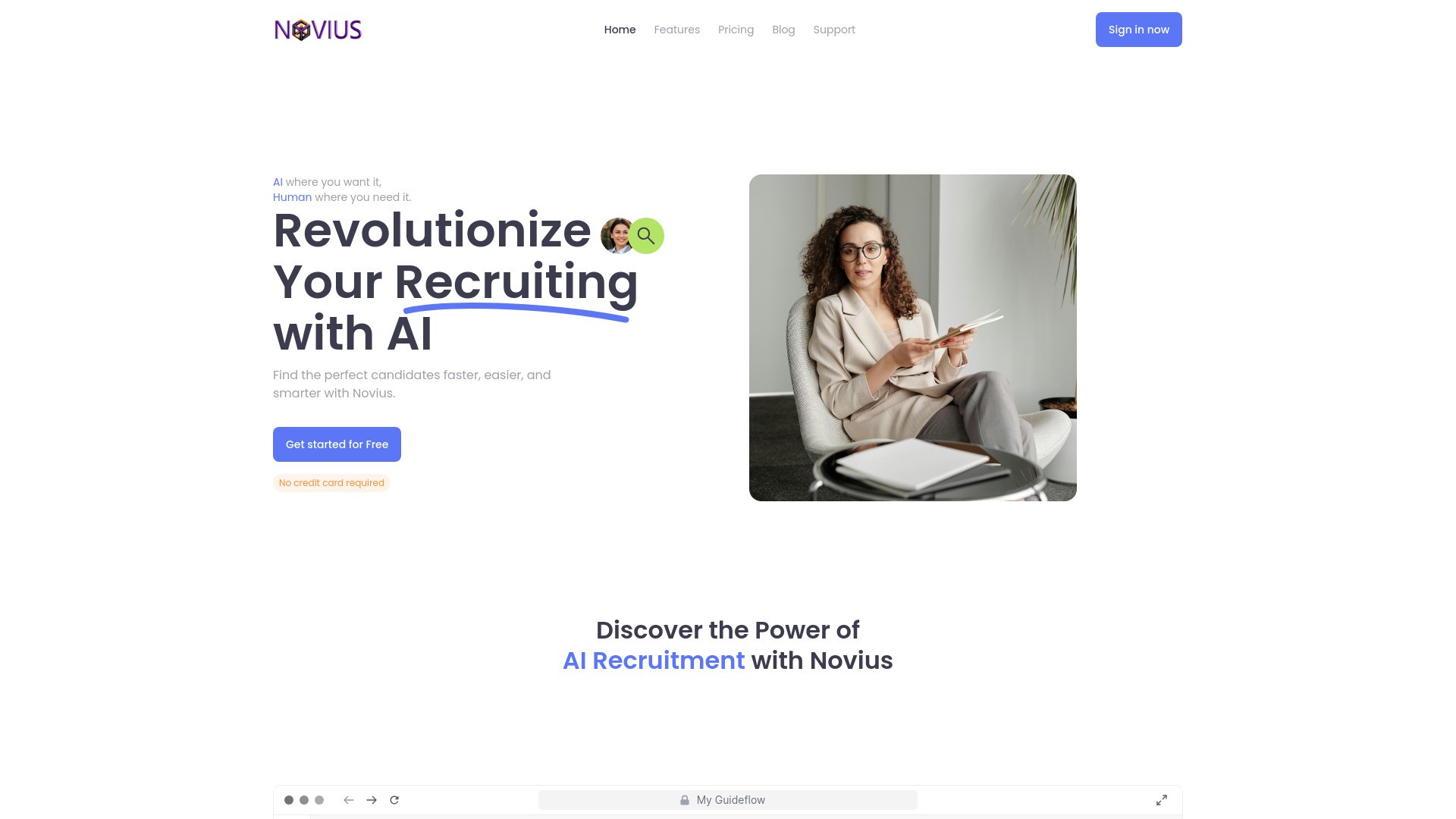 Novius AI Recruiter 截图