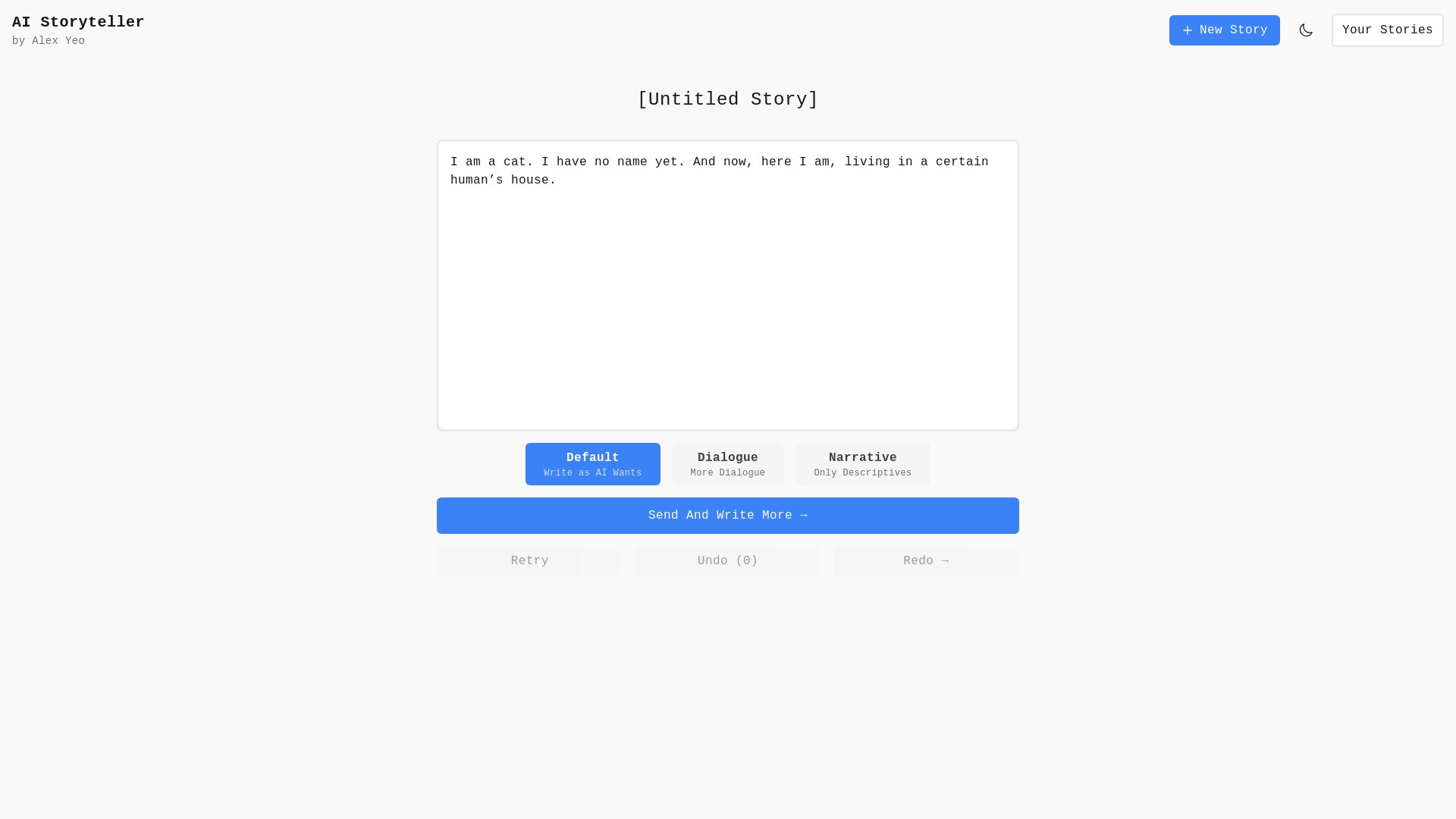 AI Storyteller 截图
