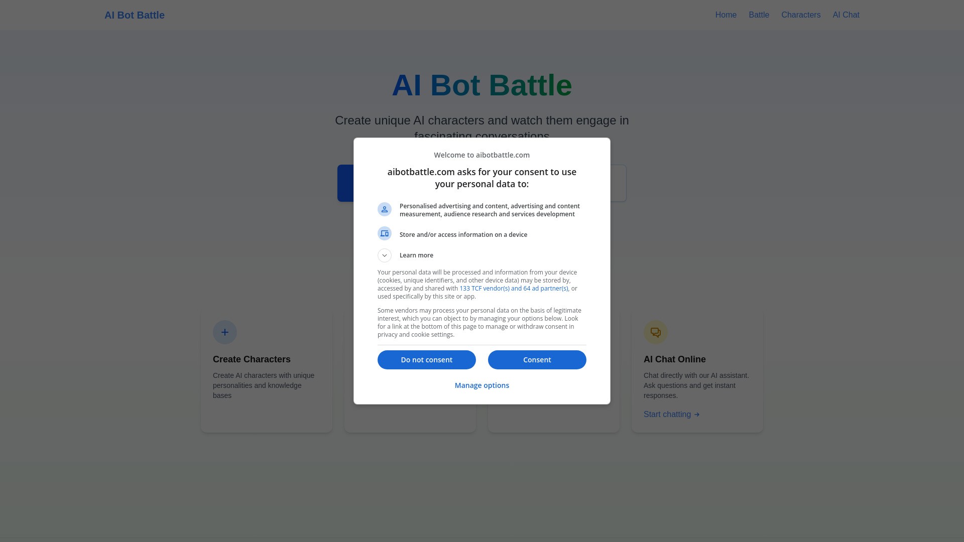 AI Bot Battle 截图