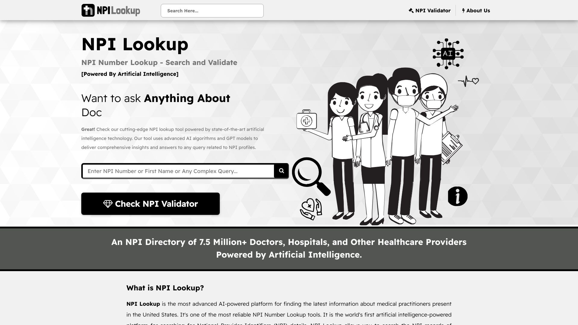 NPI Lookup 截图