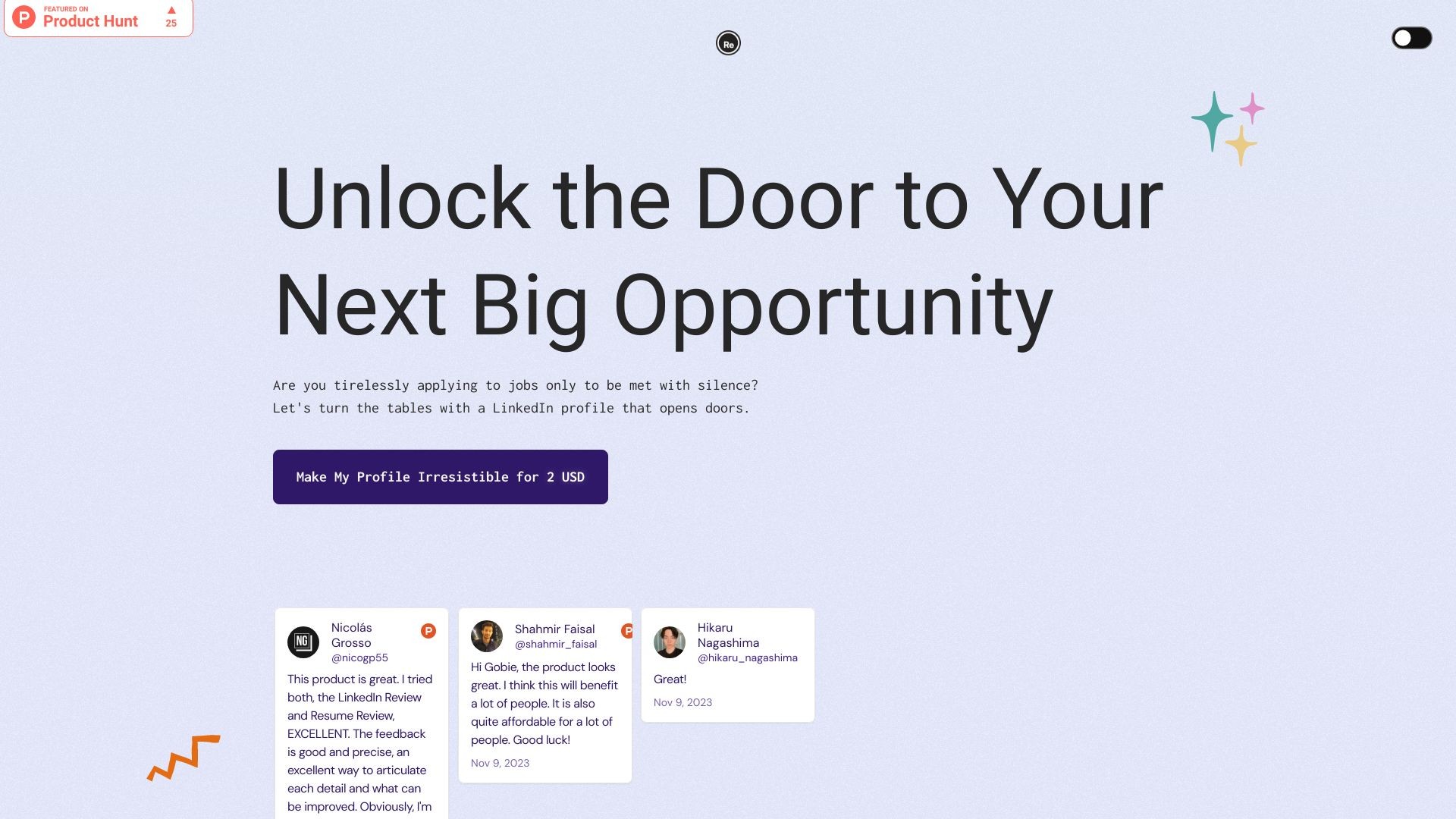 Rate My LinkedIn Profile 截图