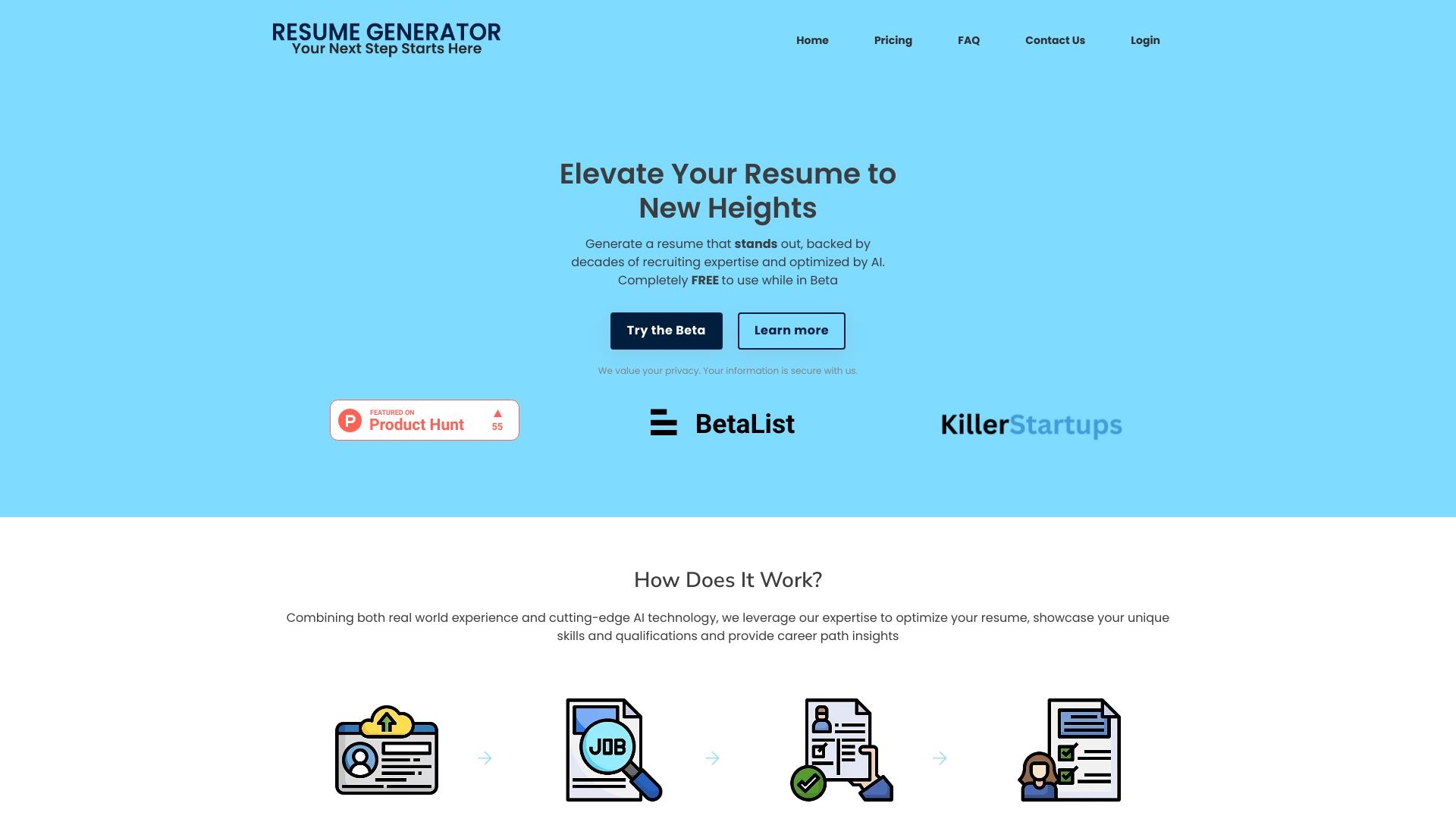 Resume Generator 截图