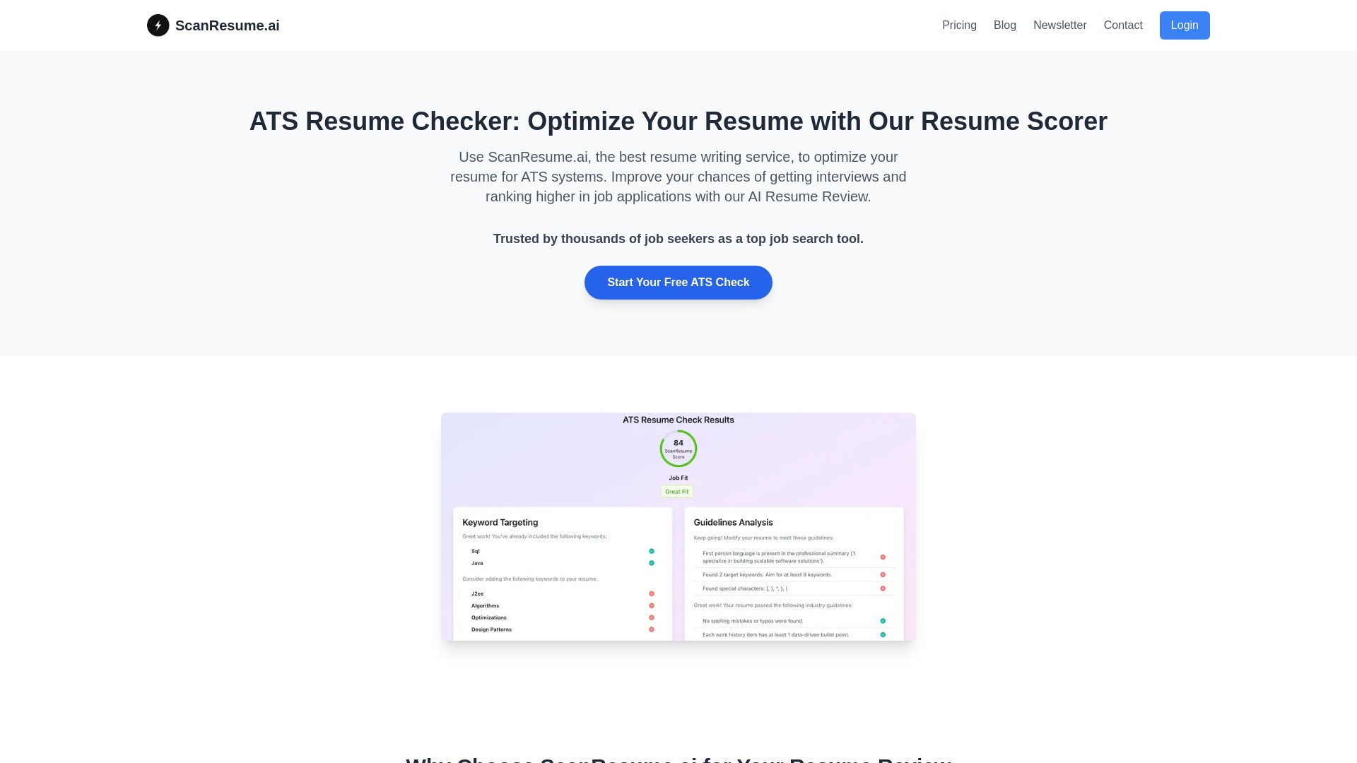 ScanResume.ai 截图