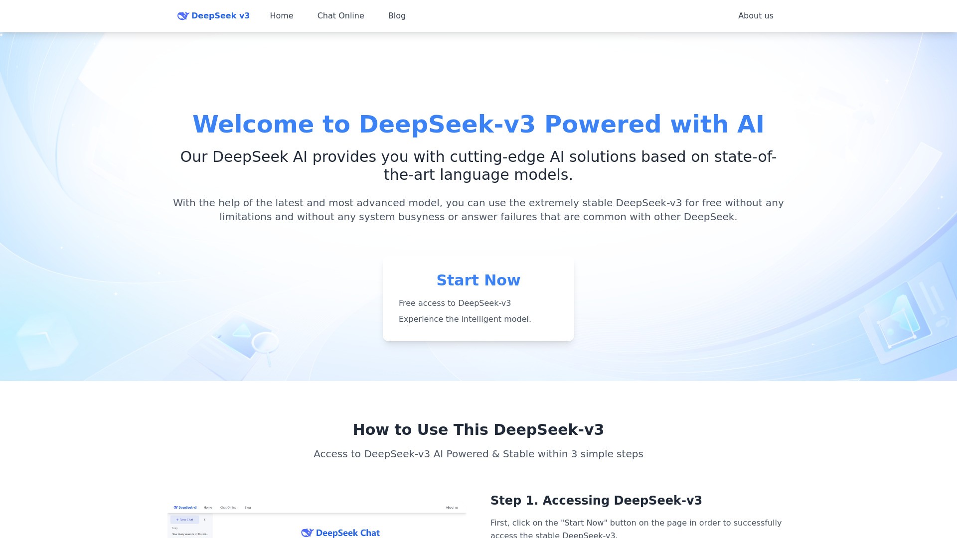 DeepSeek-V3 截图
